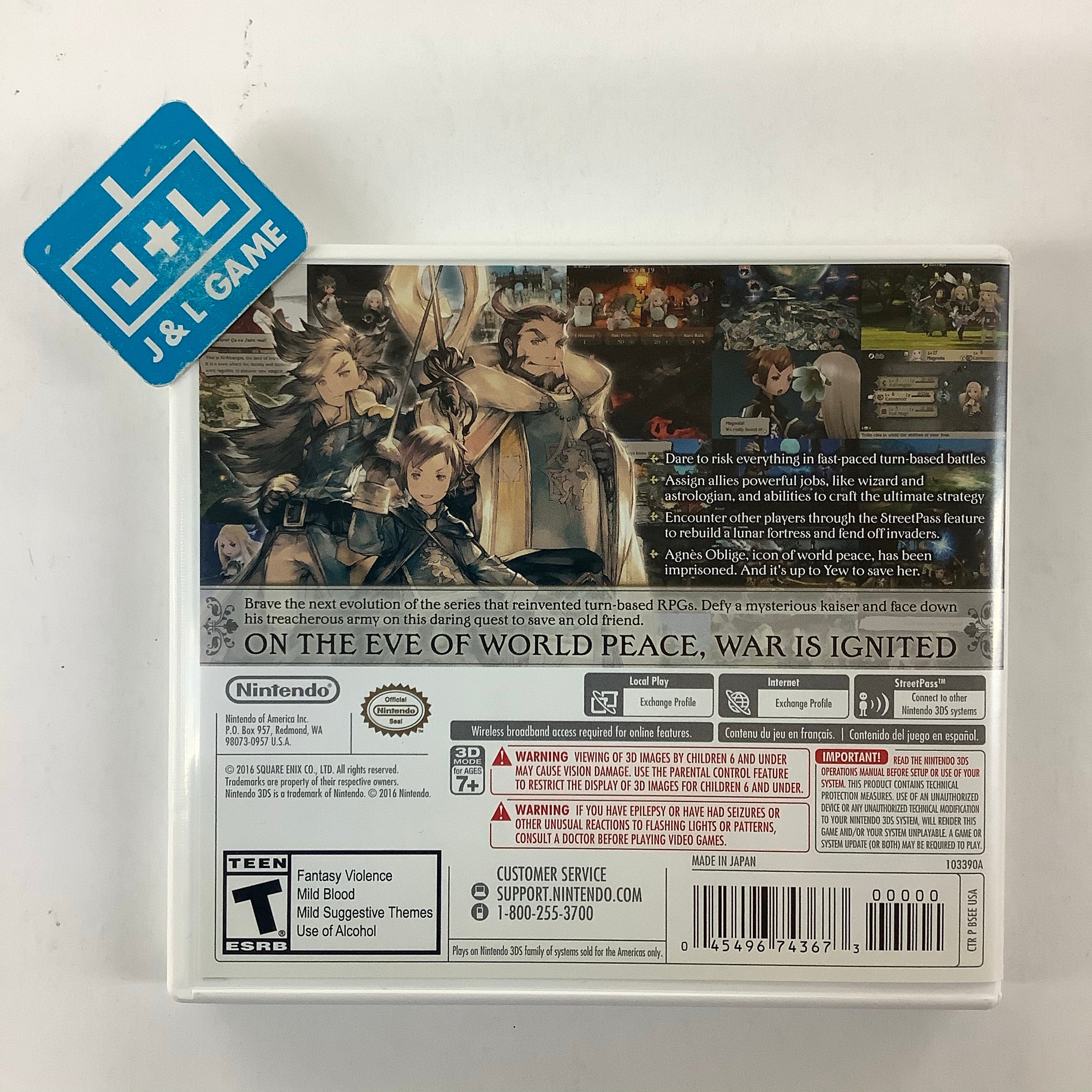 Bravely Second: End Layer - Nintendo 3DS [Pre-Owned] Video Games Nintendo   