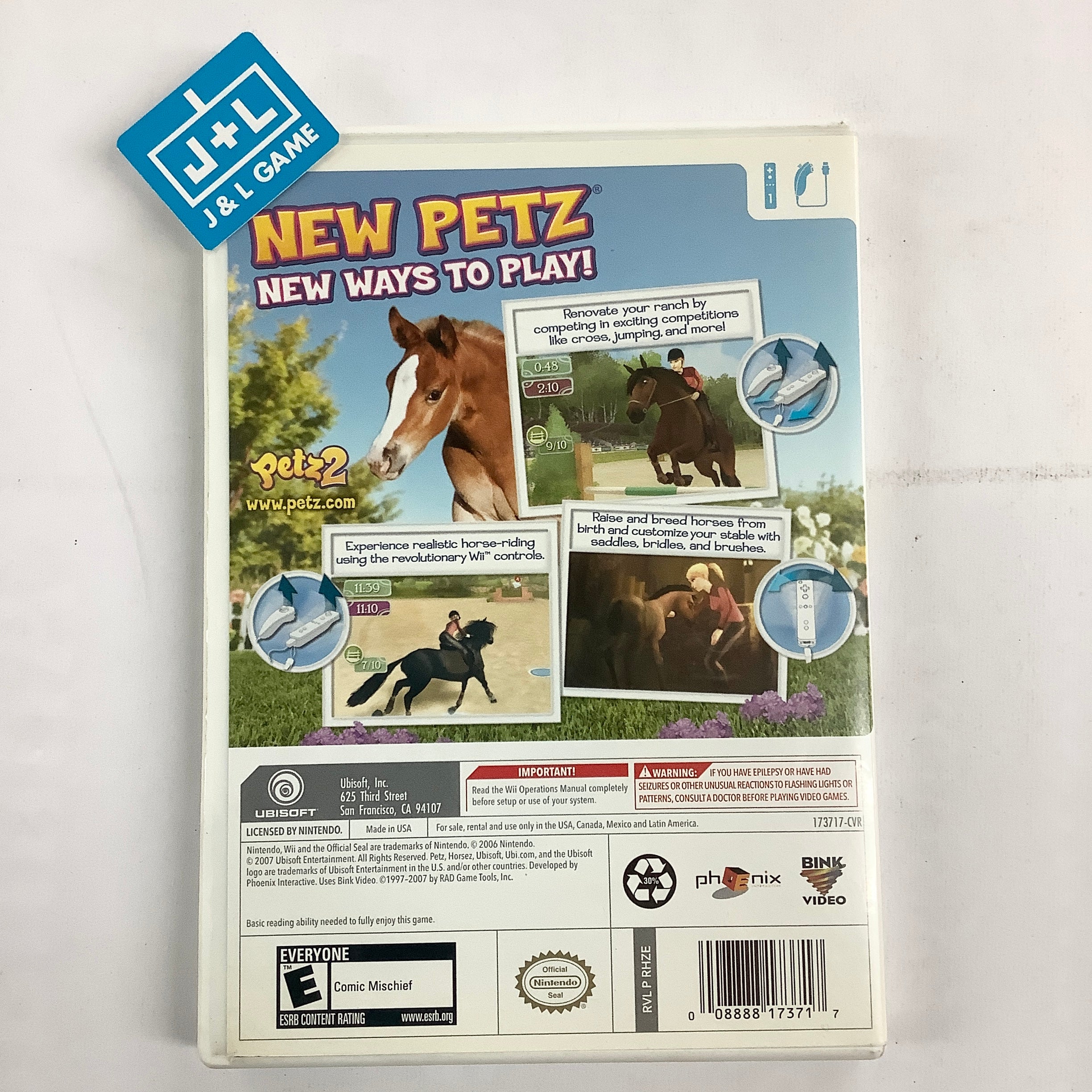 Petz: Horsez 2 - Nintendo Wii [Pre-Owned] Video Games Ubisoft   