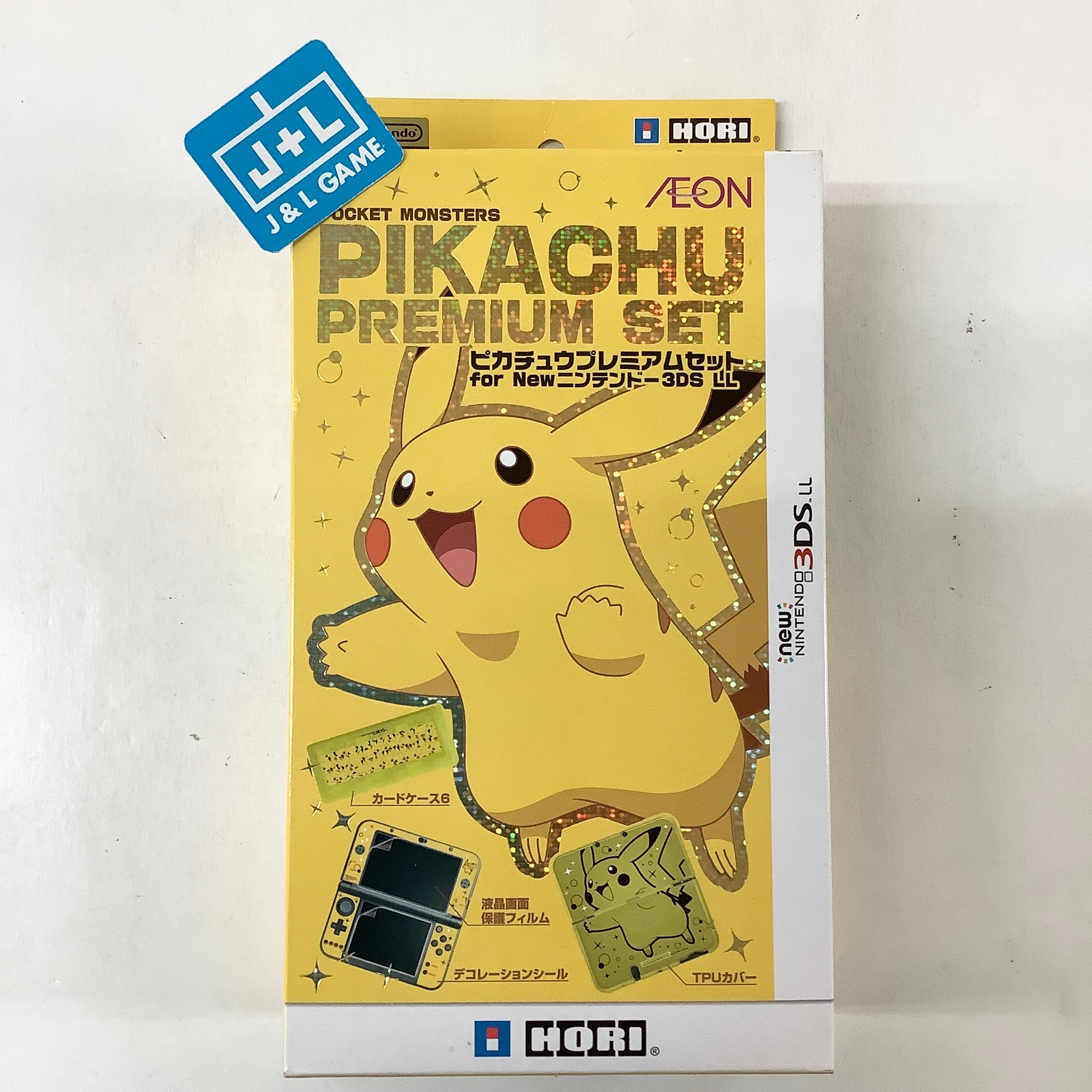 HORI New Nintendo 3DS LL/XL Pocket Monsters Pikachu Premium Set - Nintendo 3DS (Japanese Import) Accessories HORI   