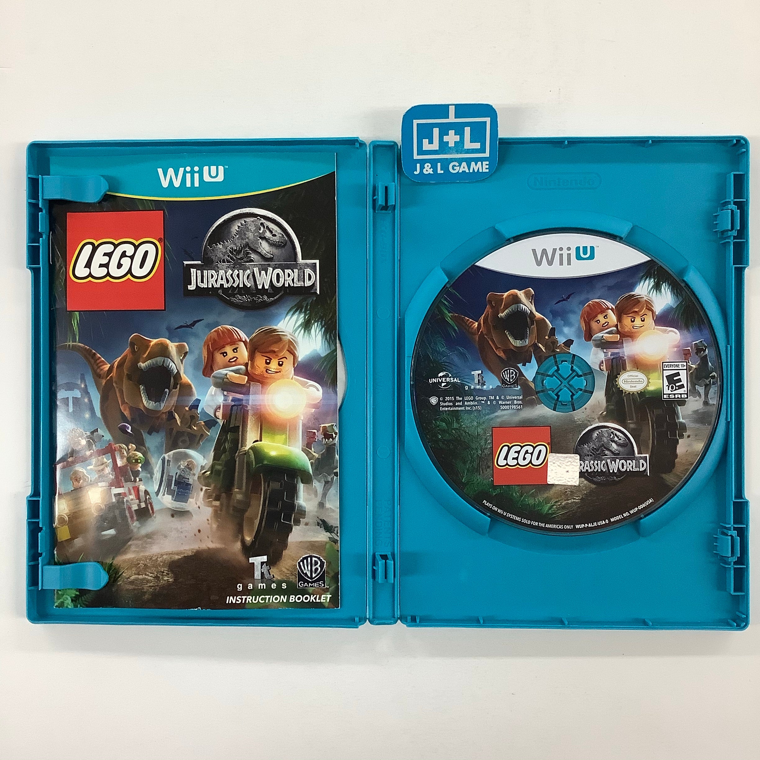 LEGO Jurassic World - Nintendo Wii U [Pre-Owned] Video Games Warner Bros. Interactive Entertainment   