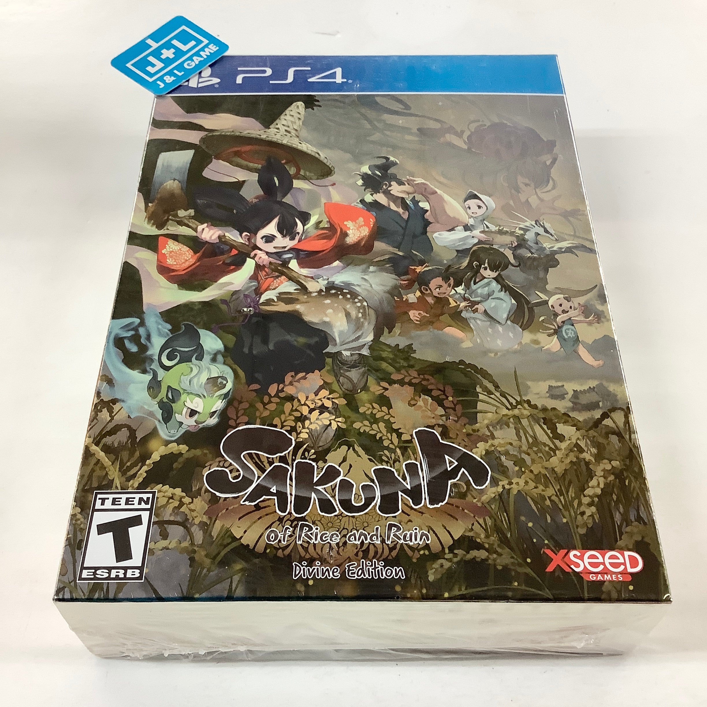 Sakuna: of Rice and Ruin Divine Edition - (PS4) PlayStation 4 Video Games Xseed   