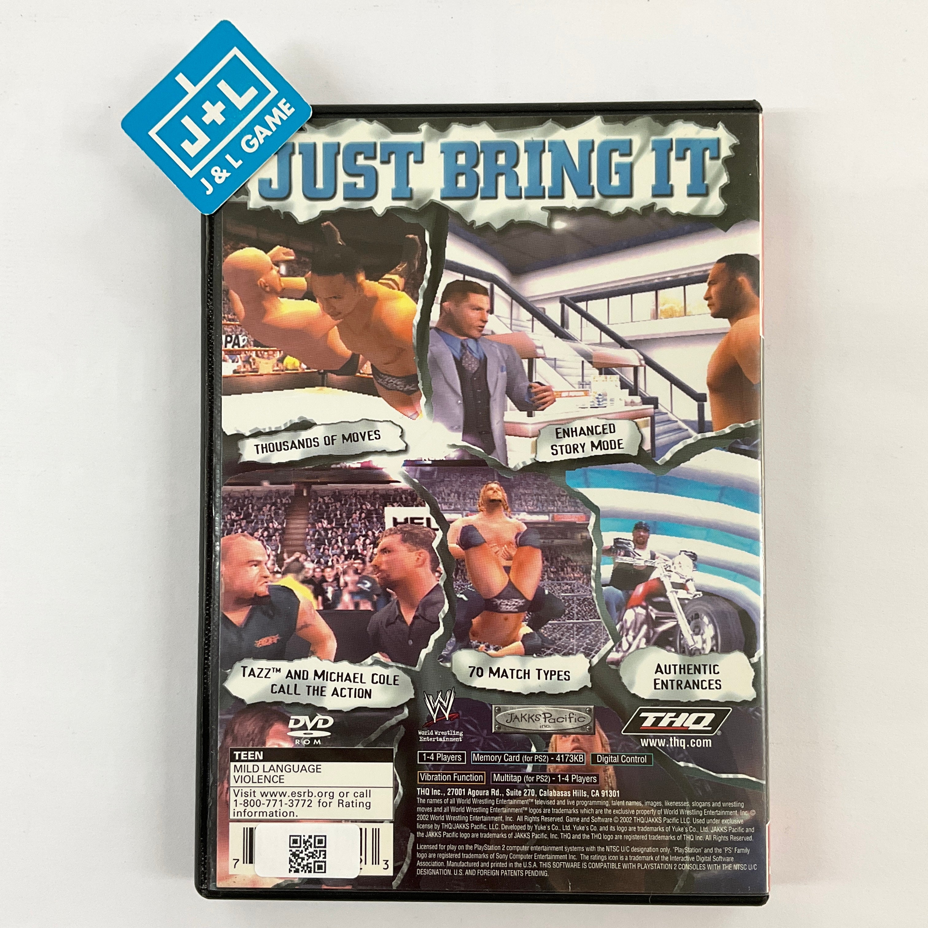 WWF SmackDown! Just Bring It (Greatest Hits) - (PS2) PlayStation 2 [Pre-Owned] Video Games THQ   