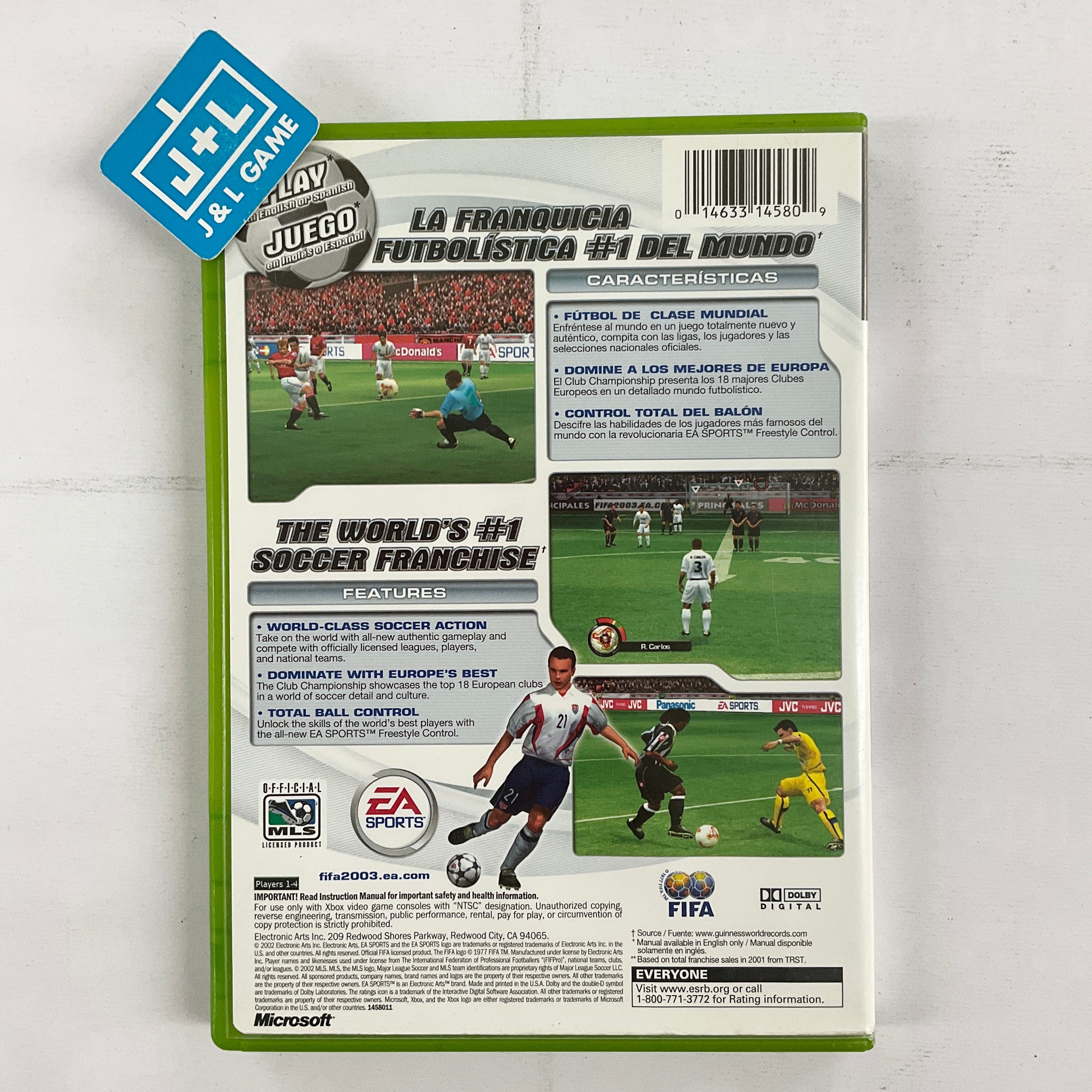 FIFA Soccer 2003 - (XB) Xbox [Pre-Owned] Video Games EA Sports   