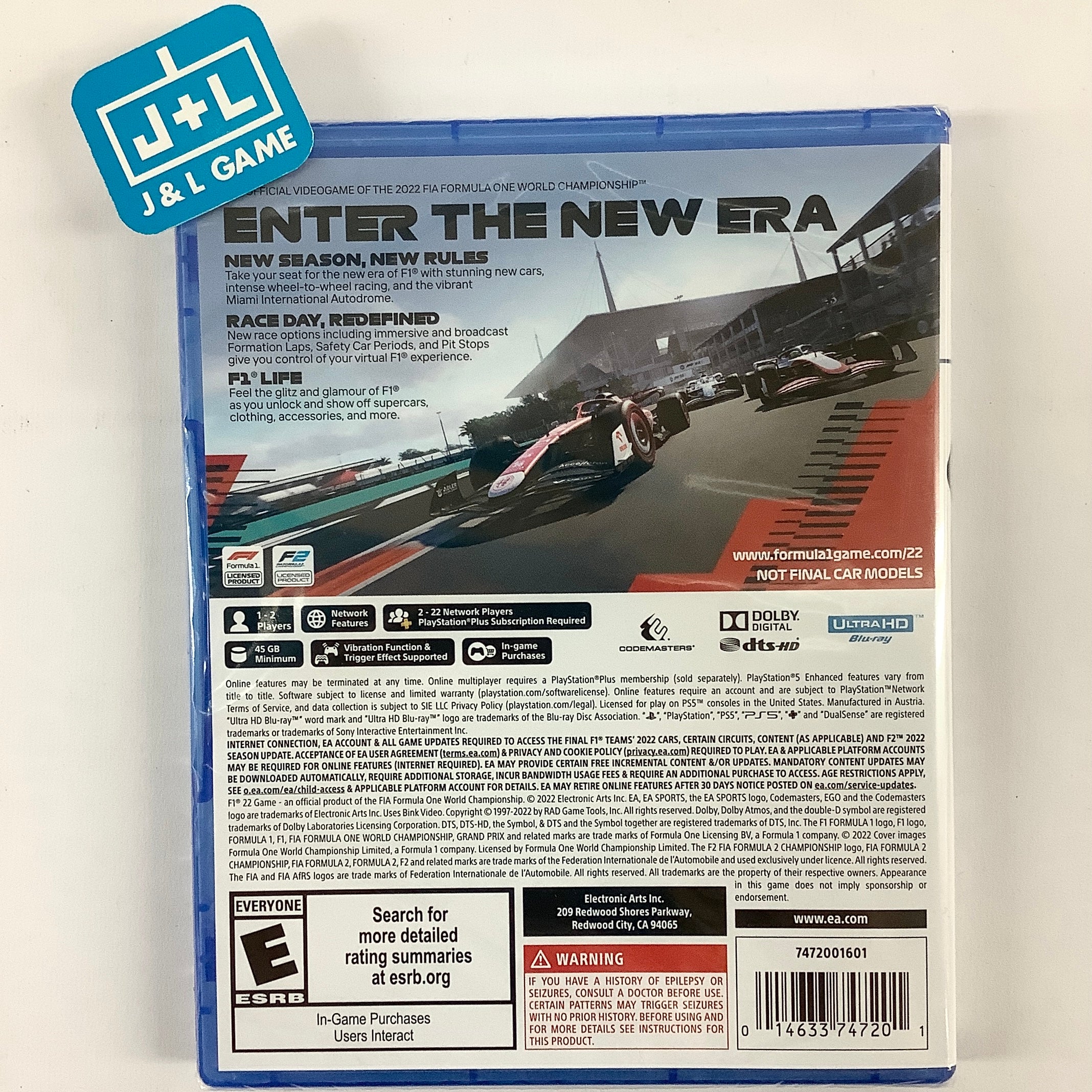 F1 22 – (PS5) PlayStation 5 Video Games Electronic Arts   