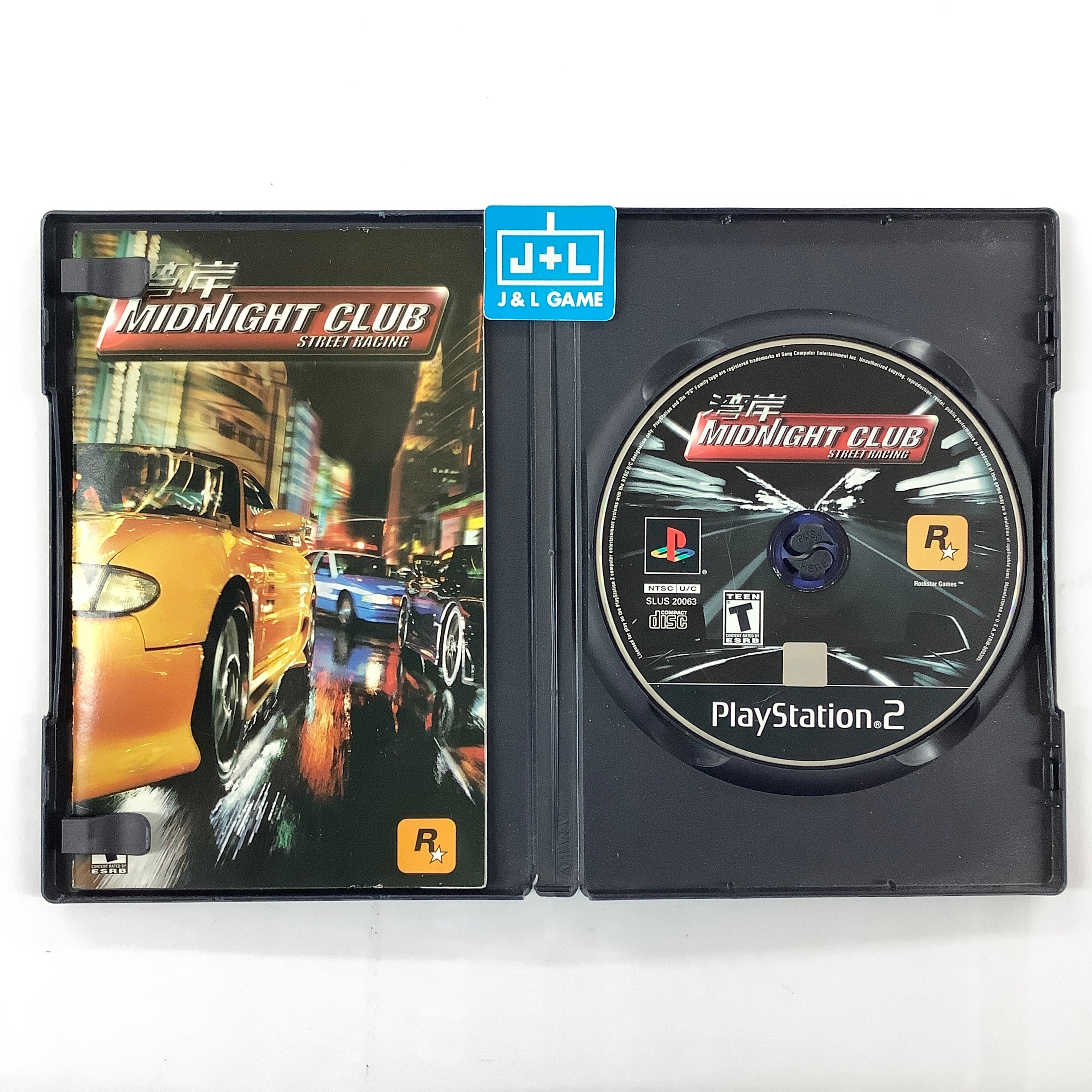 Midnight Club: Street Racing - (PS2) PlayStation 2 [Pre-Owned] Video Games Rockstar Games   