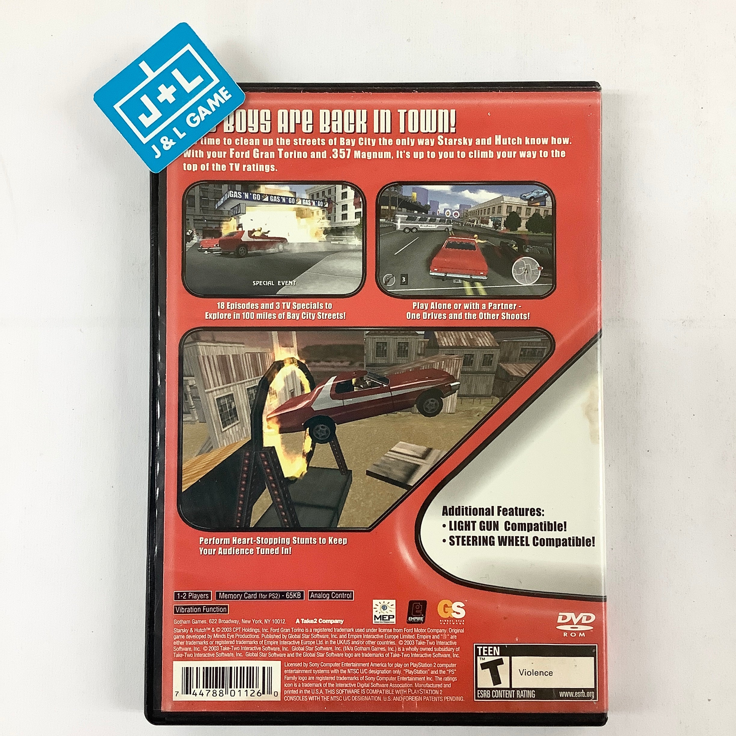 Starsky & Hutch - (PS2) PlayStation 2  [Pre-Owned] Video Games Gotham Games   