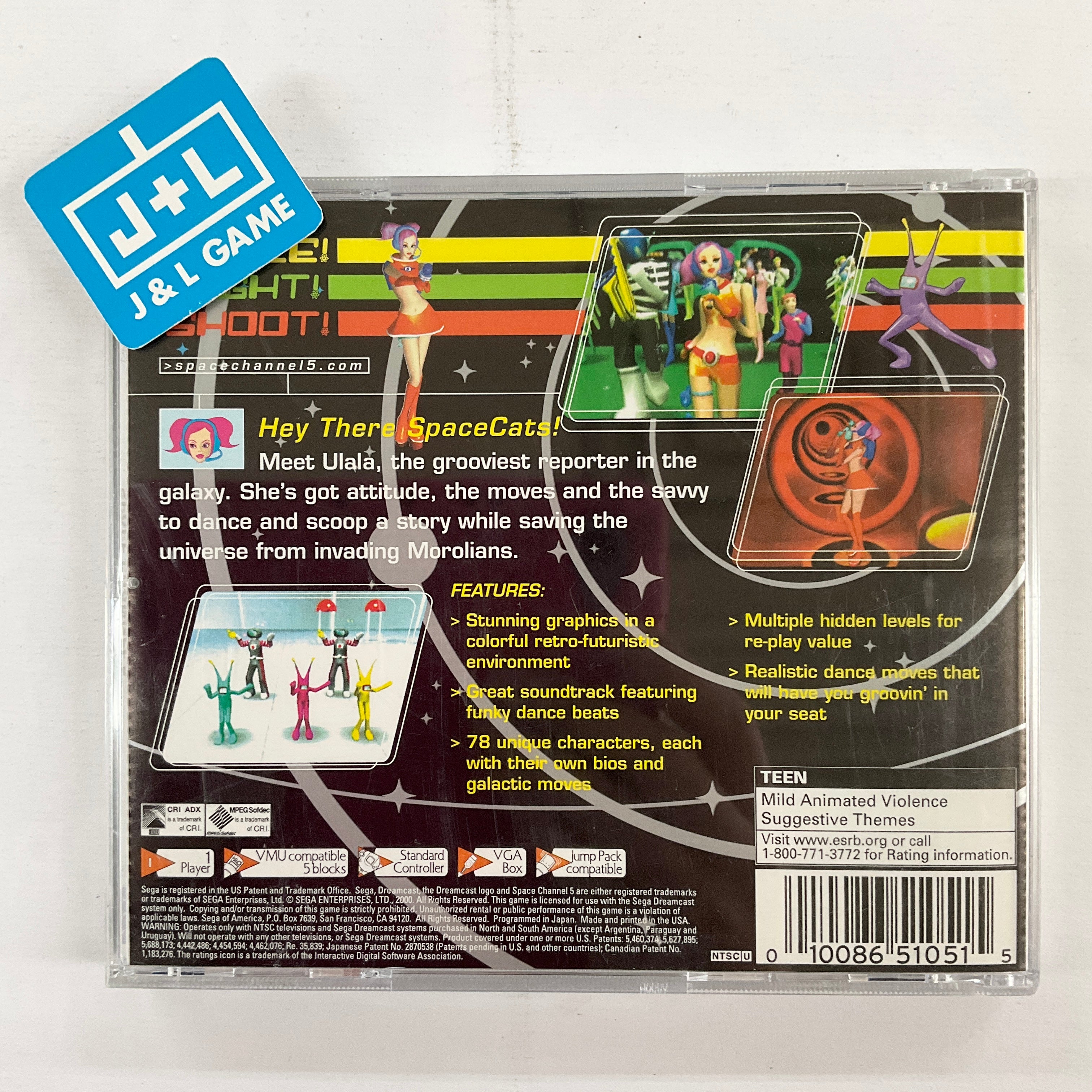 Space Channel 5 - (DC) SEGA Dreamcast [Pre-owned] Video Games Sega   
