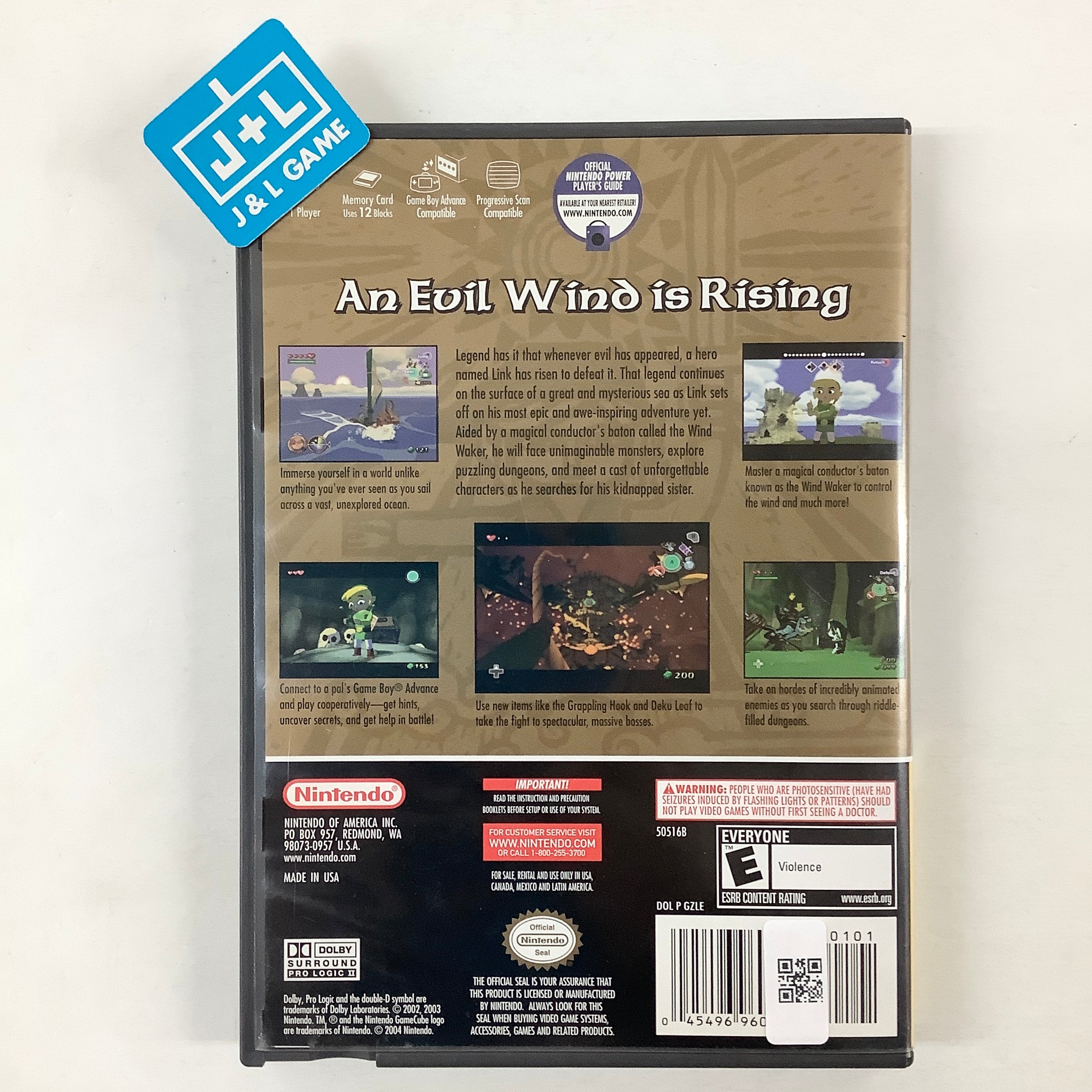 The Legend of Zelda: The Wind Waker (Player's Choice) - (GC) GameCube [Pre-Owned] Video Games Nintendo   