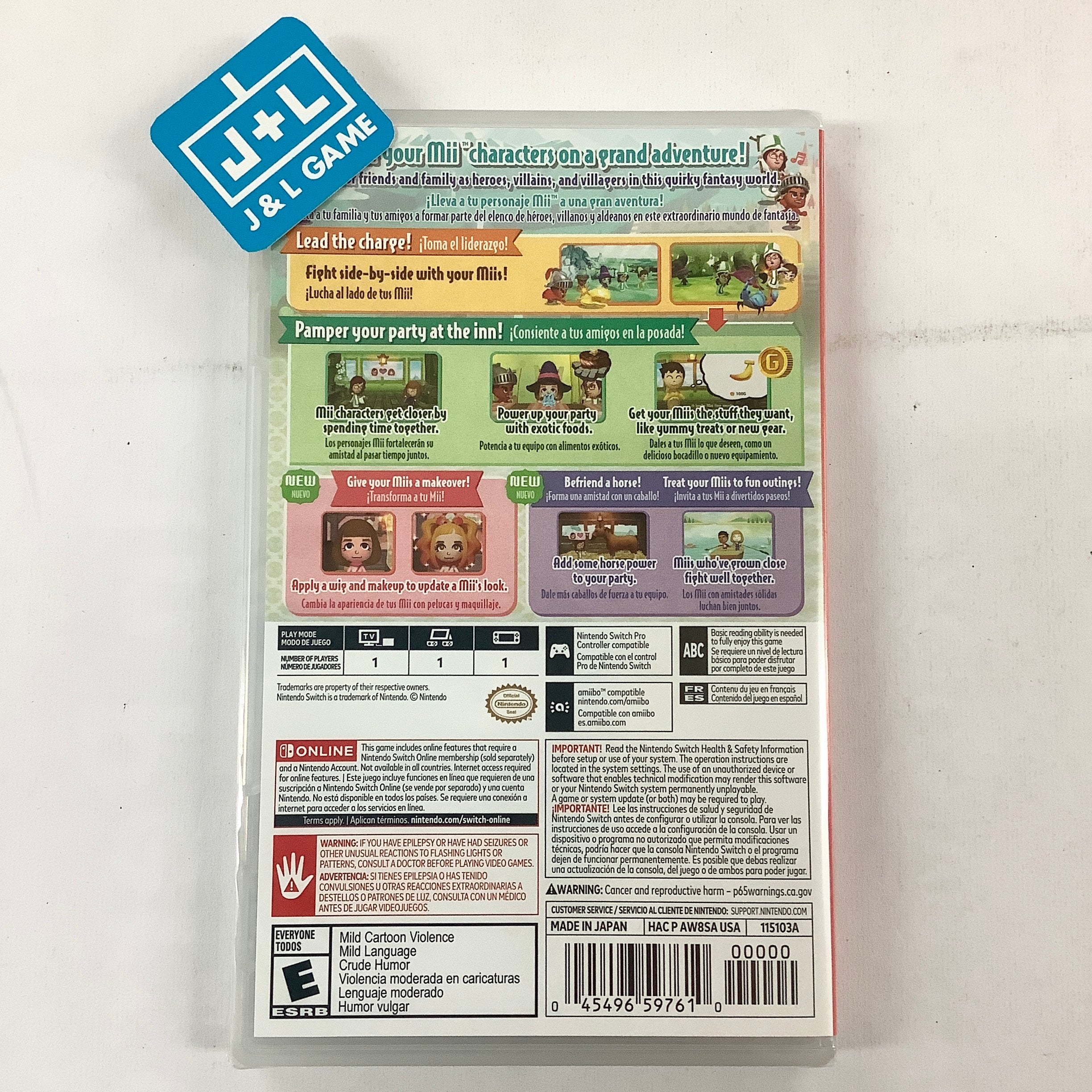 Miitopia - (NSW) Nintendo Switch Video Games Nintendo   