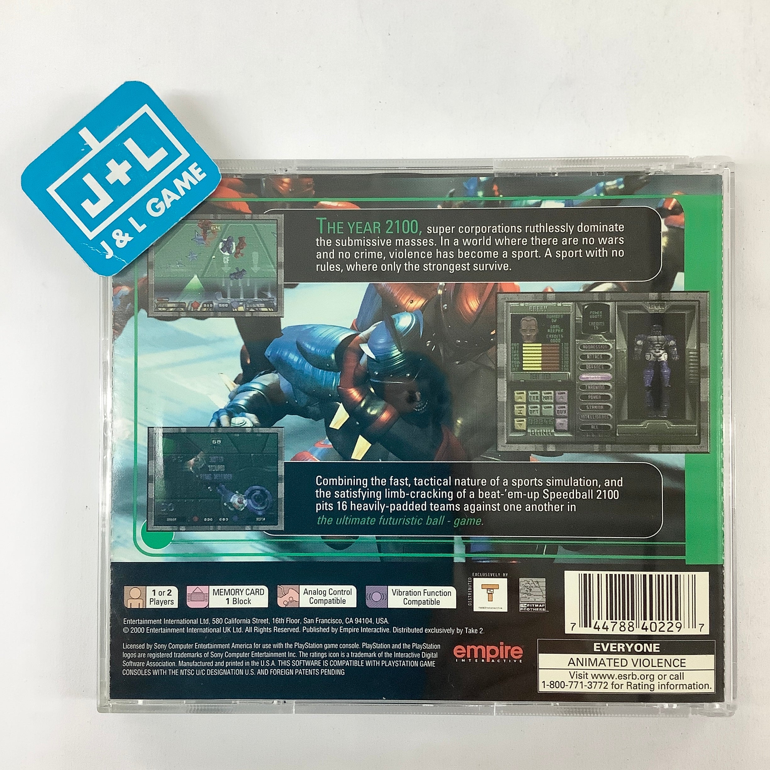 Speedball 2100 - (PS1) PlayStation 1 [Pre-Owned] Video Games Take-Two Interactive   