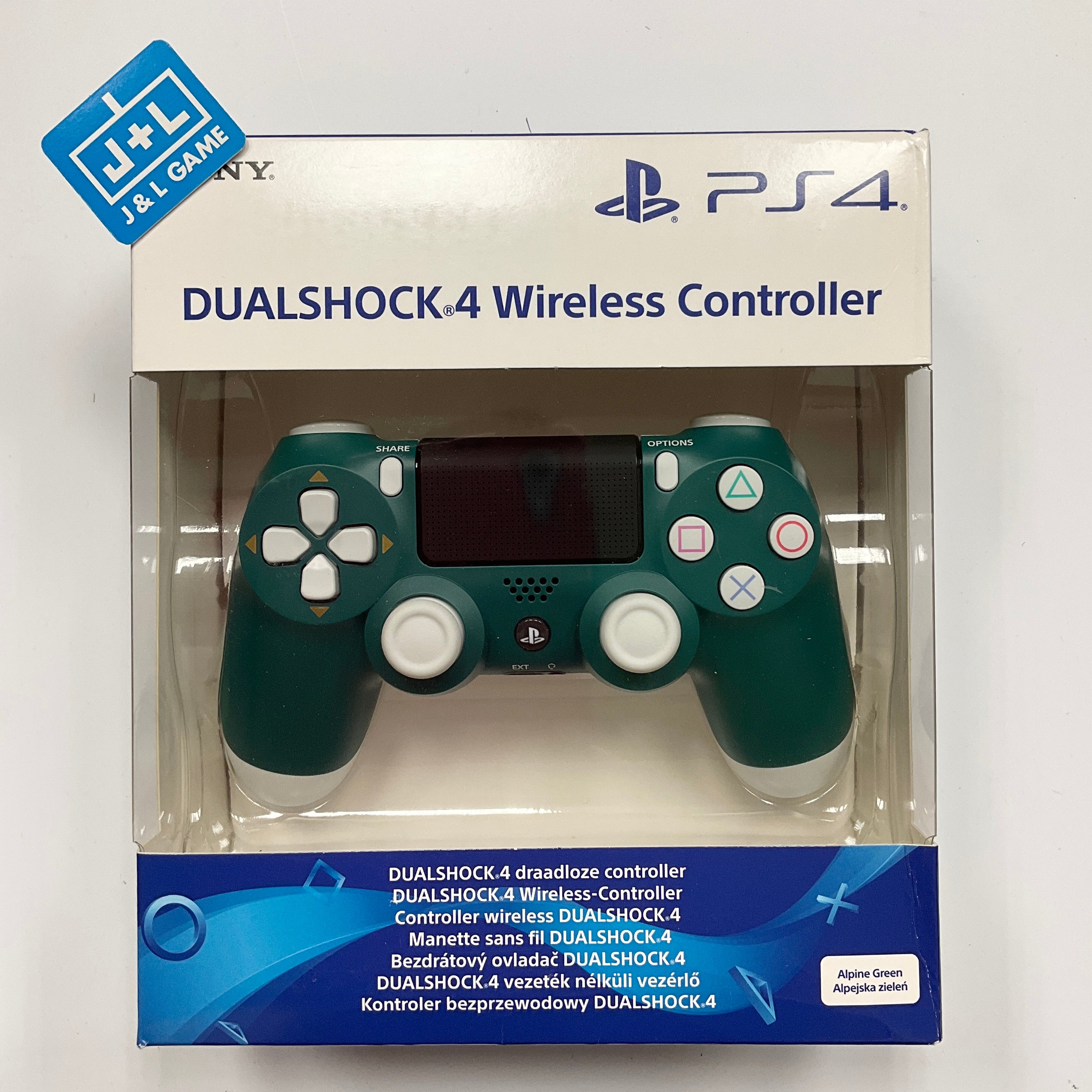 SONY DualShock 4 Wireless Controller (Alpine Green) - (PS4) PlayStation 4 (European Import) Accessories Sony   