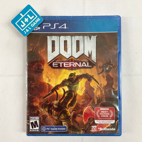Doom Eternal - (PS4) PlayStation 4 Video Games Bethesda   
