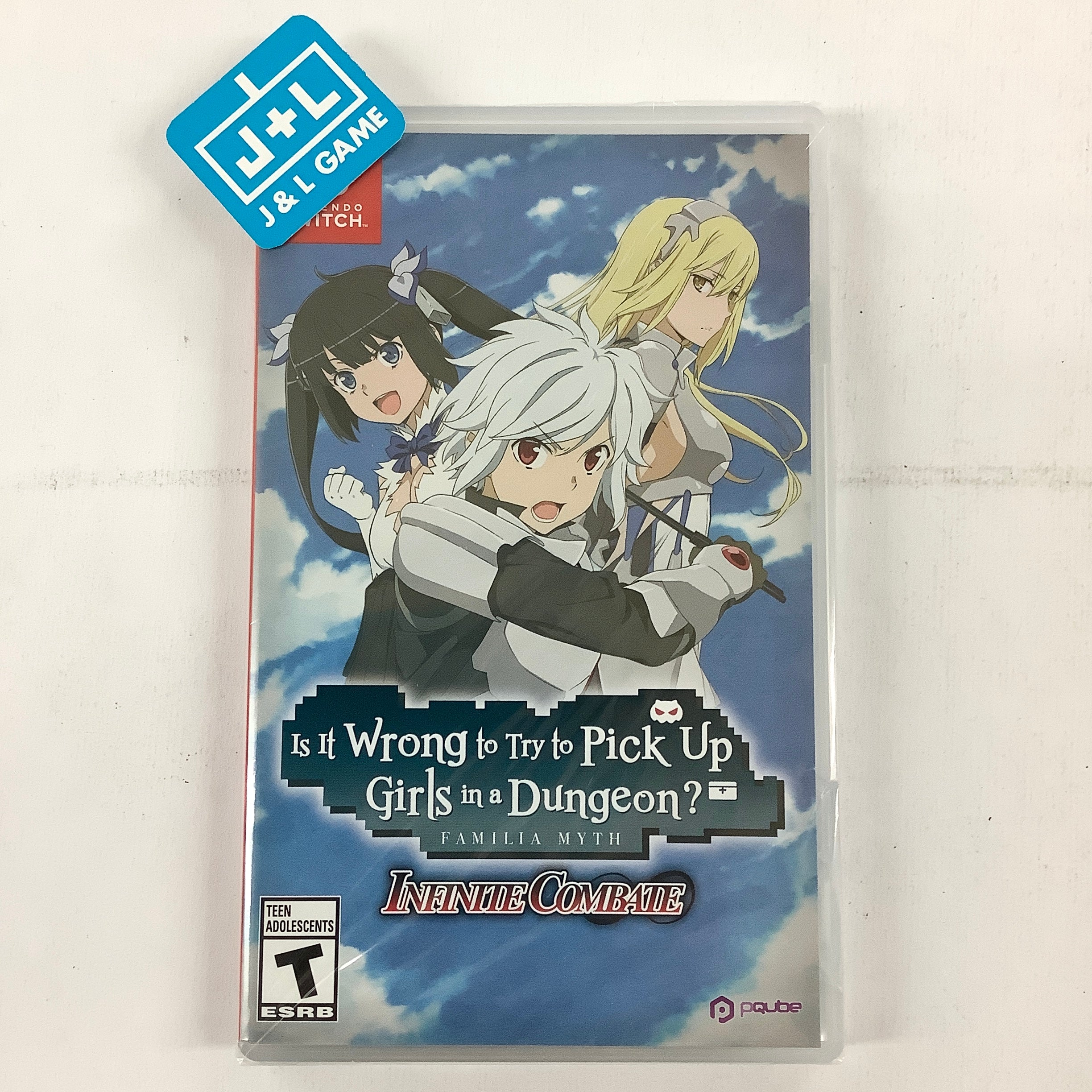 Is It Wrong to Try to Pick Up Girls in A Dungeon? Familia Myth Infinite Combate - (NSW) Nintendo Switch Video Games PQube   