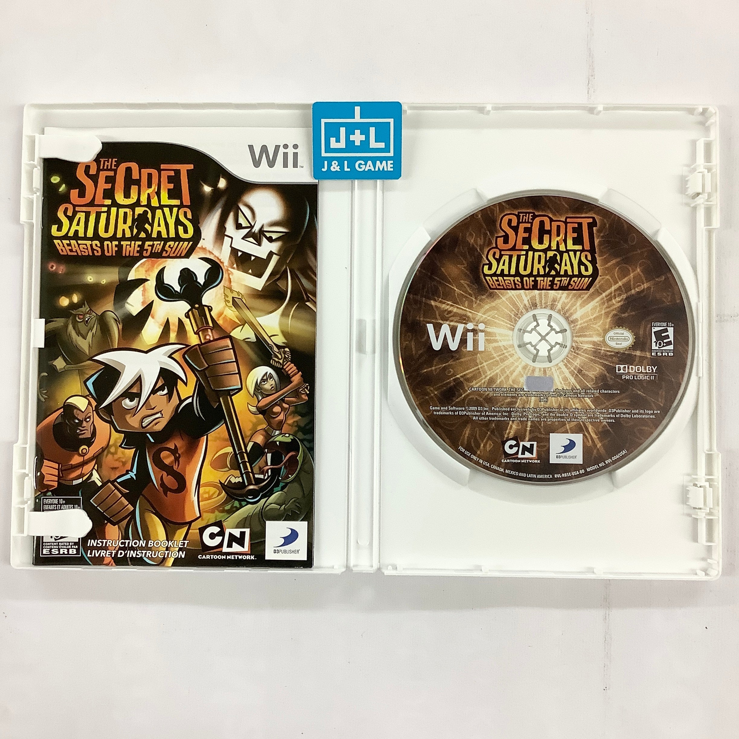 The Secret Saturdays: Beasts of the 5th Sun - Nintendo Wii [Pre-Owned] Video Games D3Publisher   