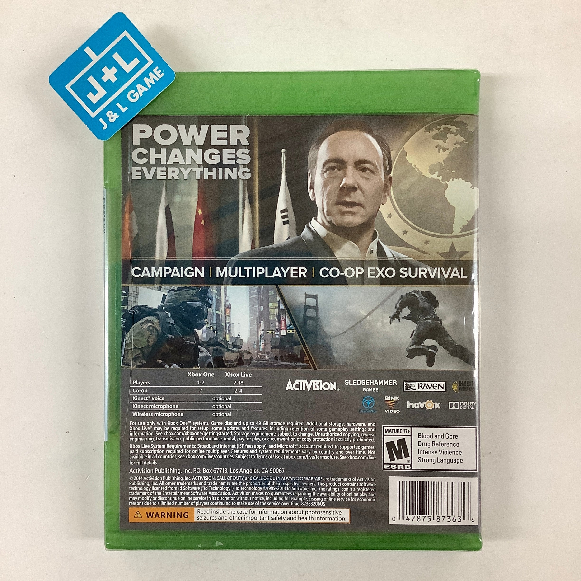 Call of Duty: Advanced Warfare - (XB1) Xbox One Video Games ACTIVISION   