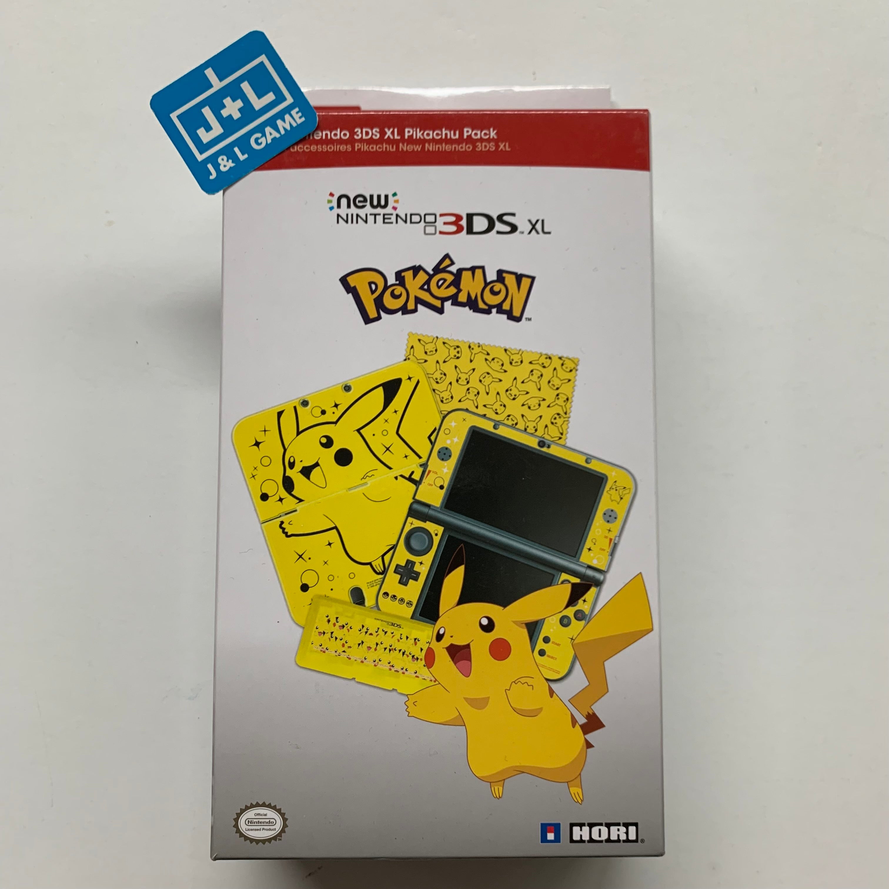 HORI New Nintendo 3DS XL Pikachu Pack Starter Kit - Nintendo 3DS ACCESSORIES HORI   