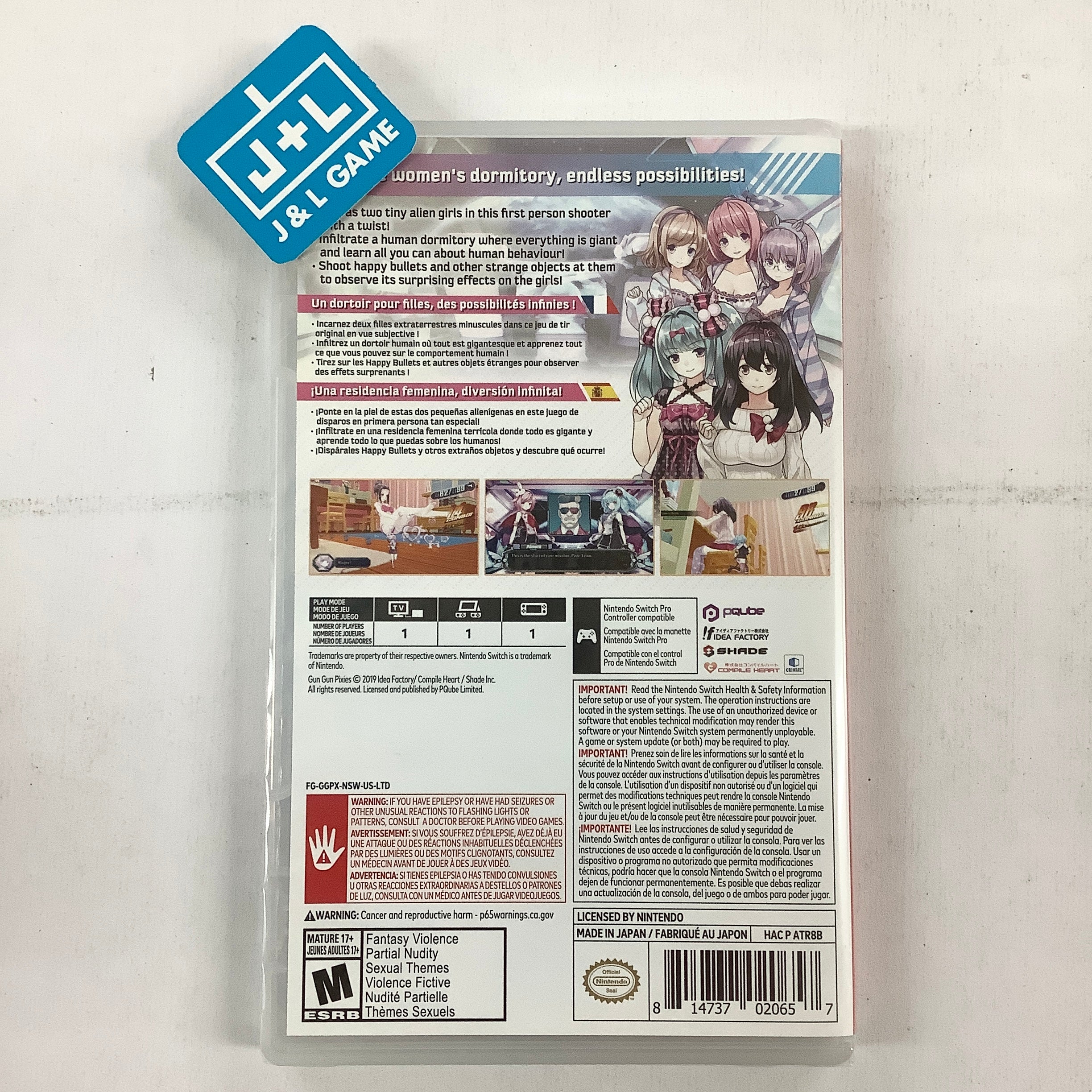 Gun Gun Pixies - (NSW) Nintendo Switch Video Games PQube   