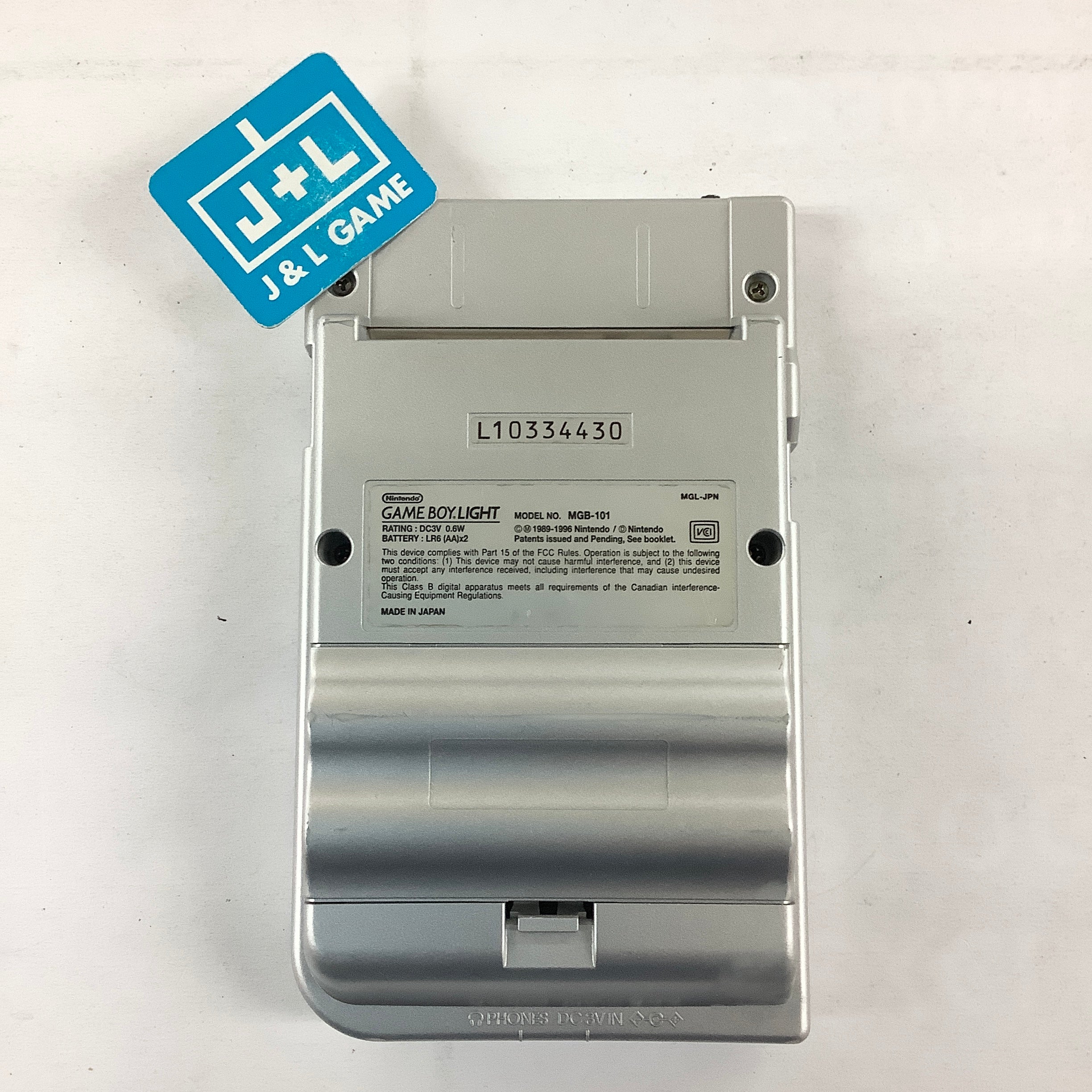 Nintendo Game Boy Light (Silver) - (GBP) Game Boy Pocket [Pre-Owned] (Japanese Import) Consoles Nintendo   