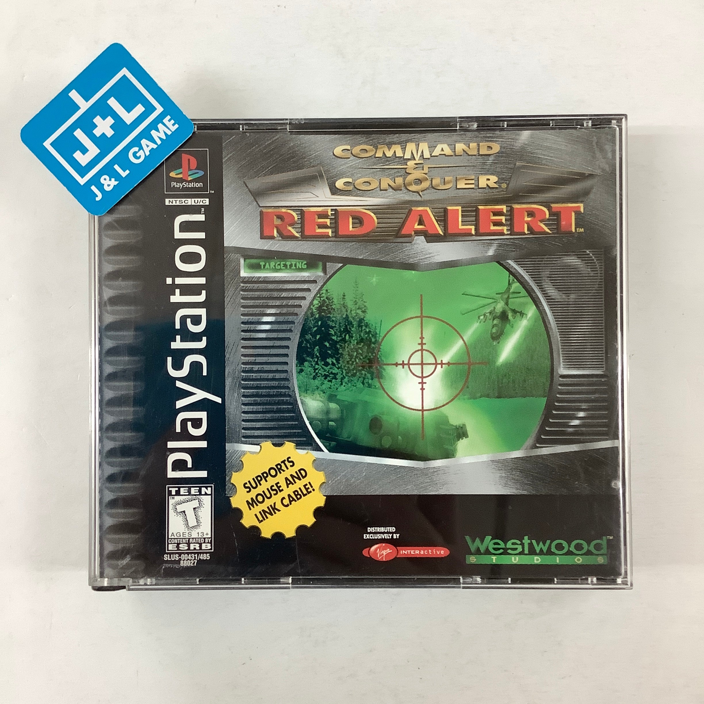 Command & Conquer: Red Alert - (PS1) PlayStation 1 [Pre-Owned] Video Games Westwood Studios   