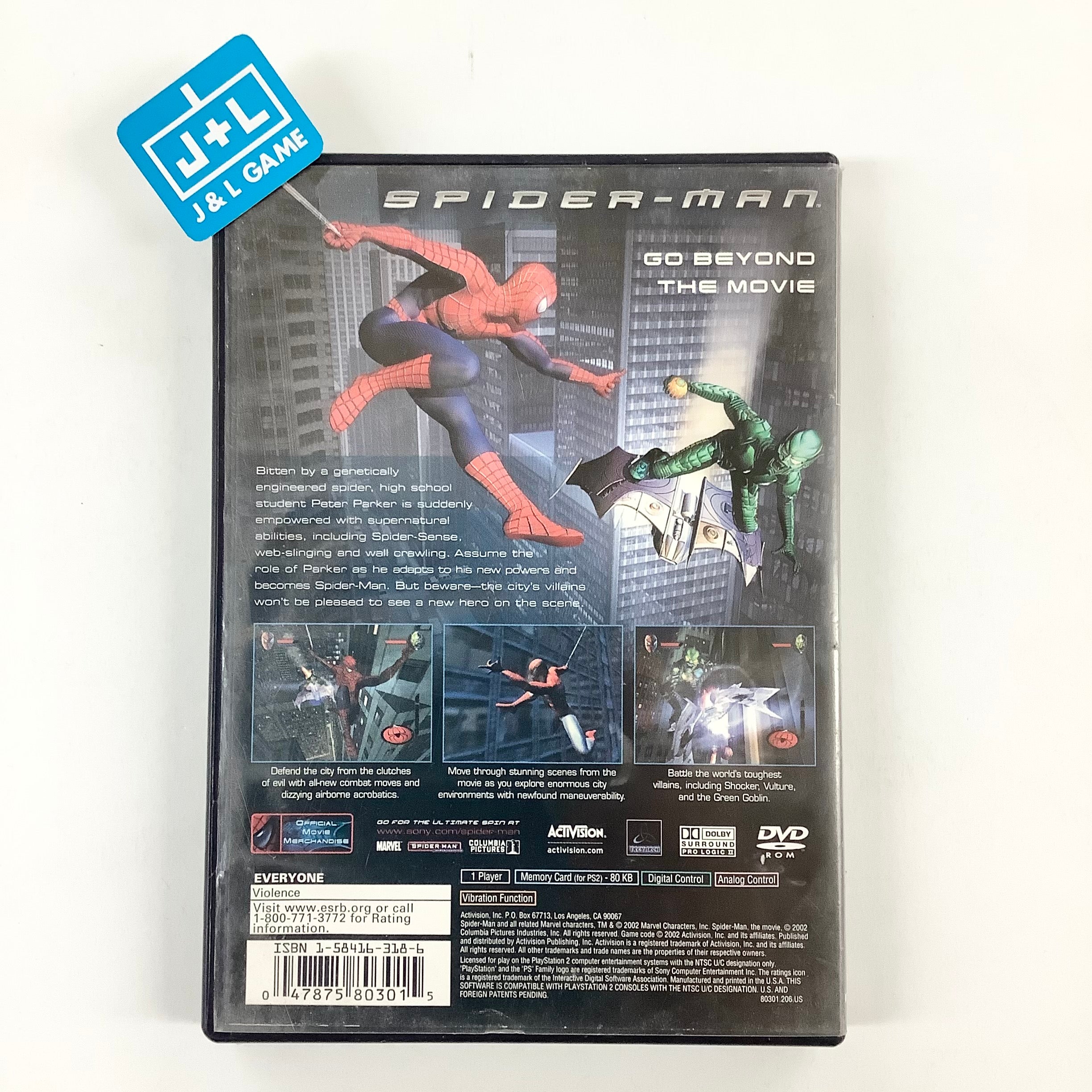 Spider-Man: The Movie - (PS2) PlayStation 2 [Pre-Owned] Video Games Activision   