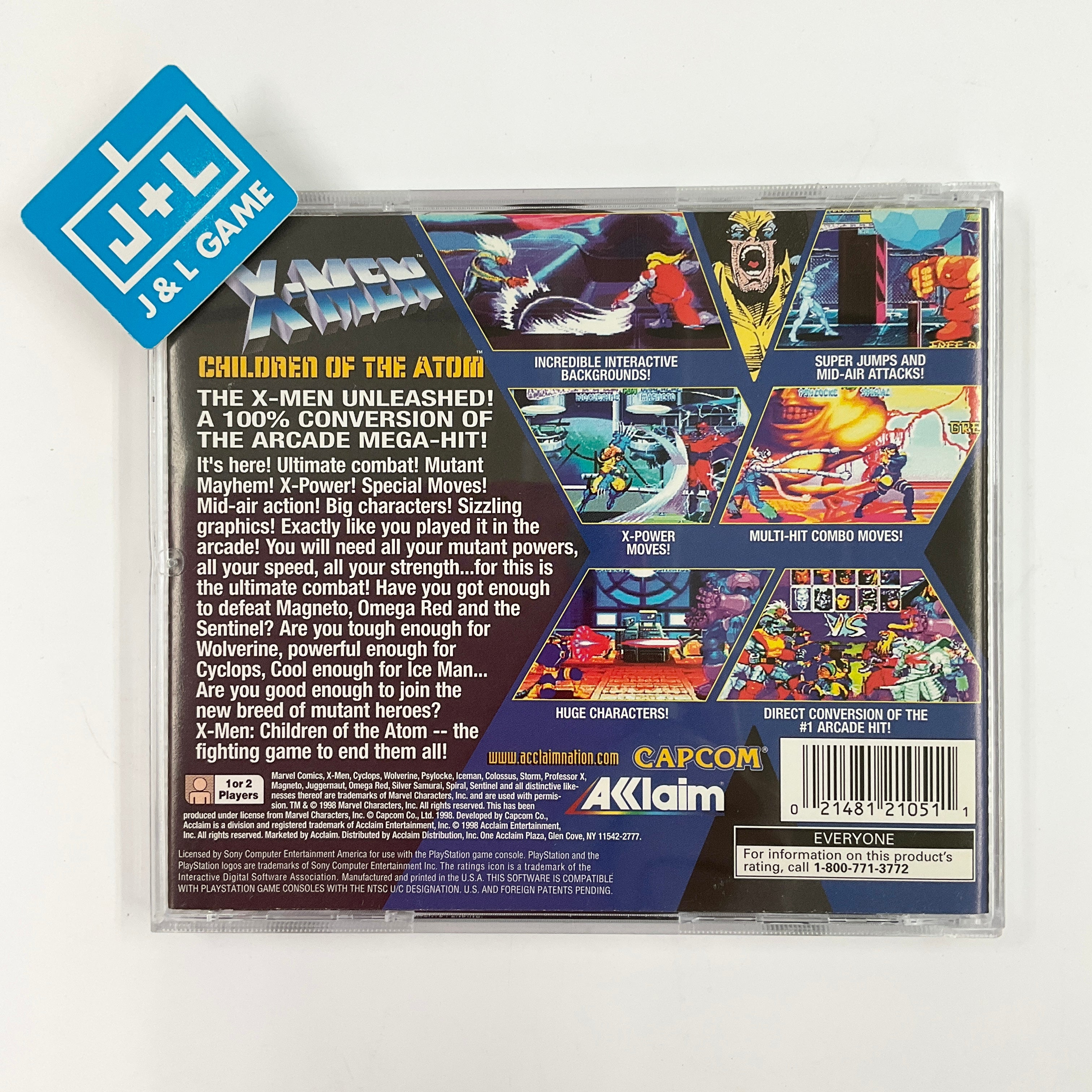 X-Men: Children of the Atom - (PS1) PlayStation 1 [Pre-Owned] Video Games Acclaim   