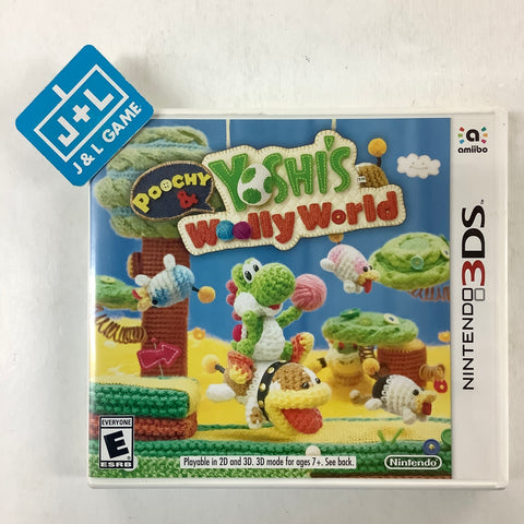 Poochy & Yoshi's Woolly World - Nintendo 3DS [Pre-Owned] Video Games Nintendo   