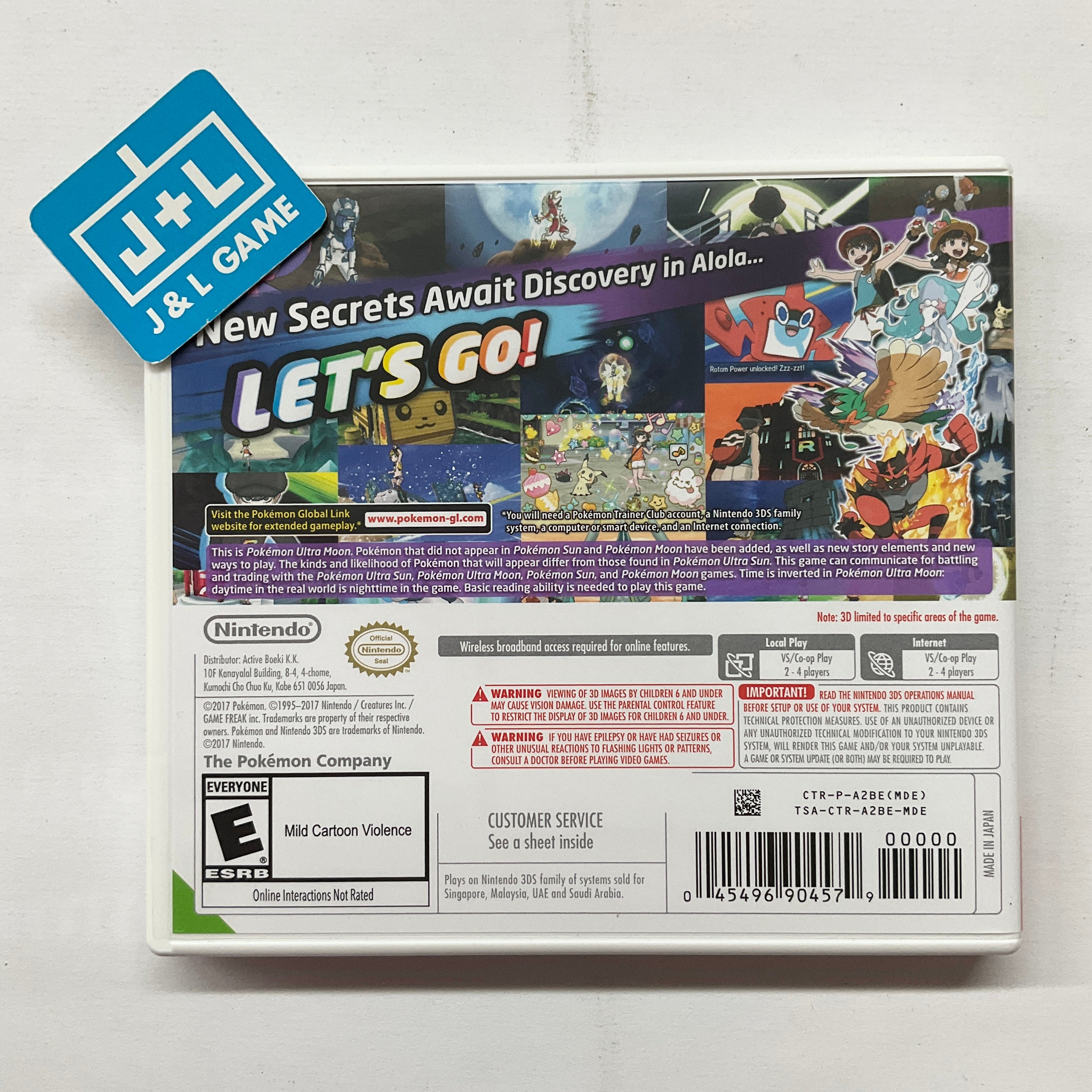 Pokemon Ultra Moon - Nintendo 3DS (World Edition) [Pre-Owned] Video Games Nintendo   