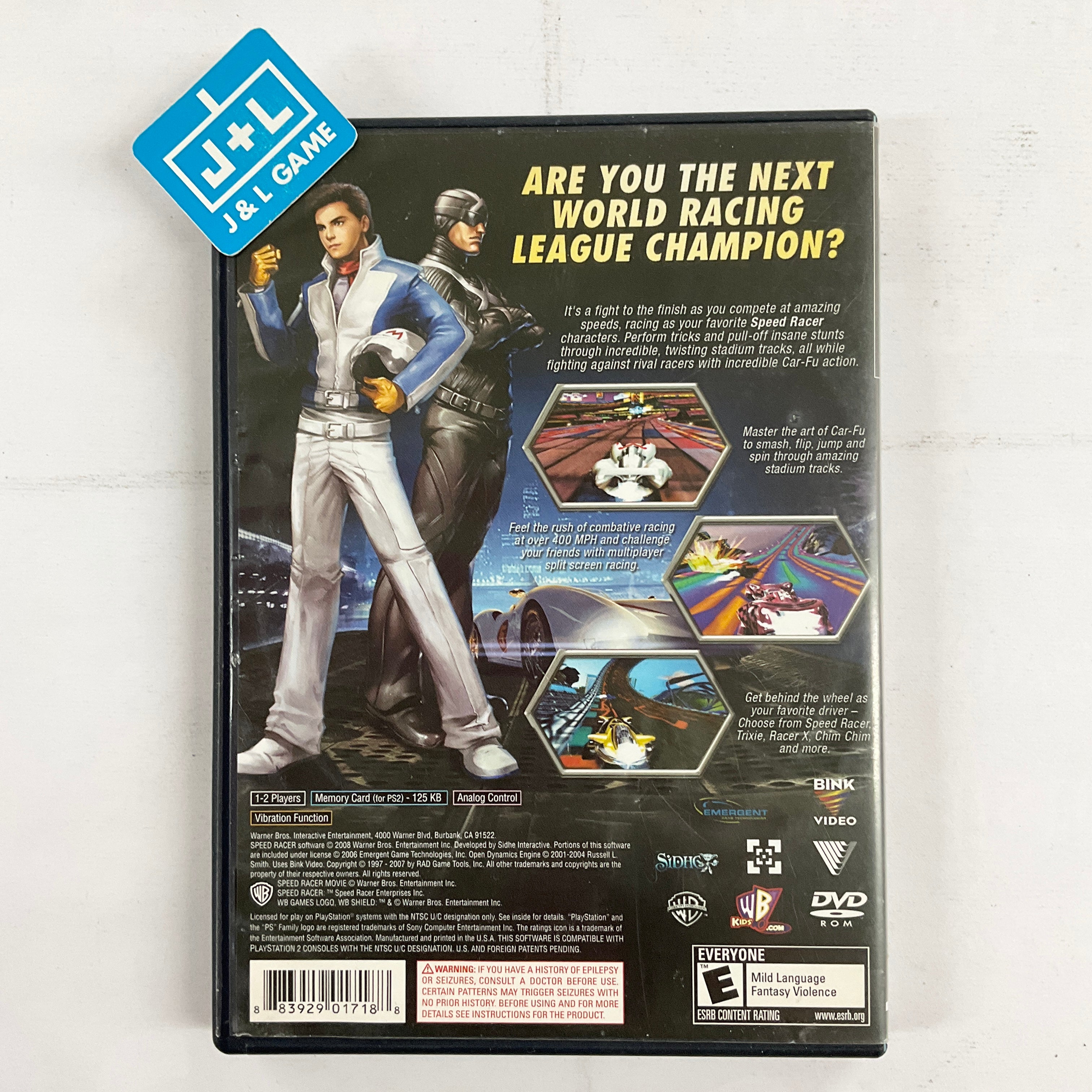 Speed Racer - (PS2) PlayStation 2 [Pre-Owned] Video Games Warner Bros. Interactive Entertainment   