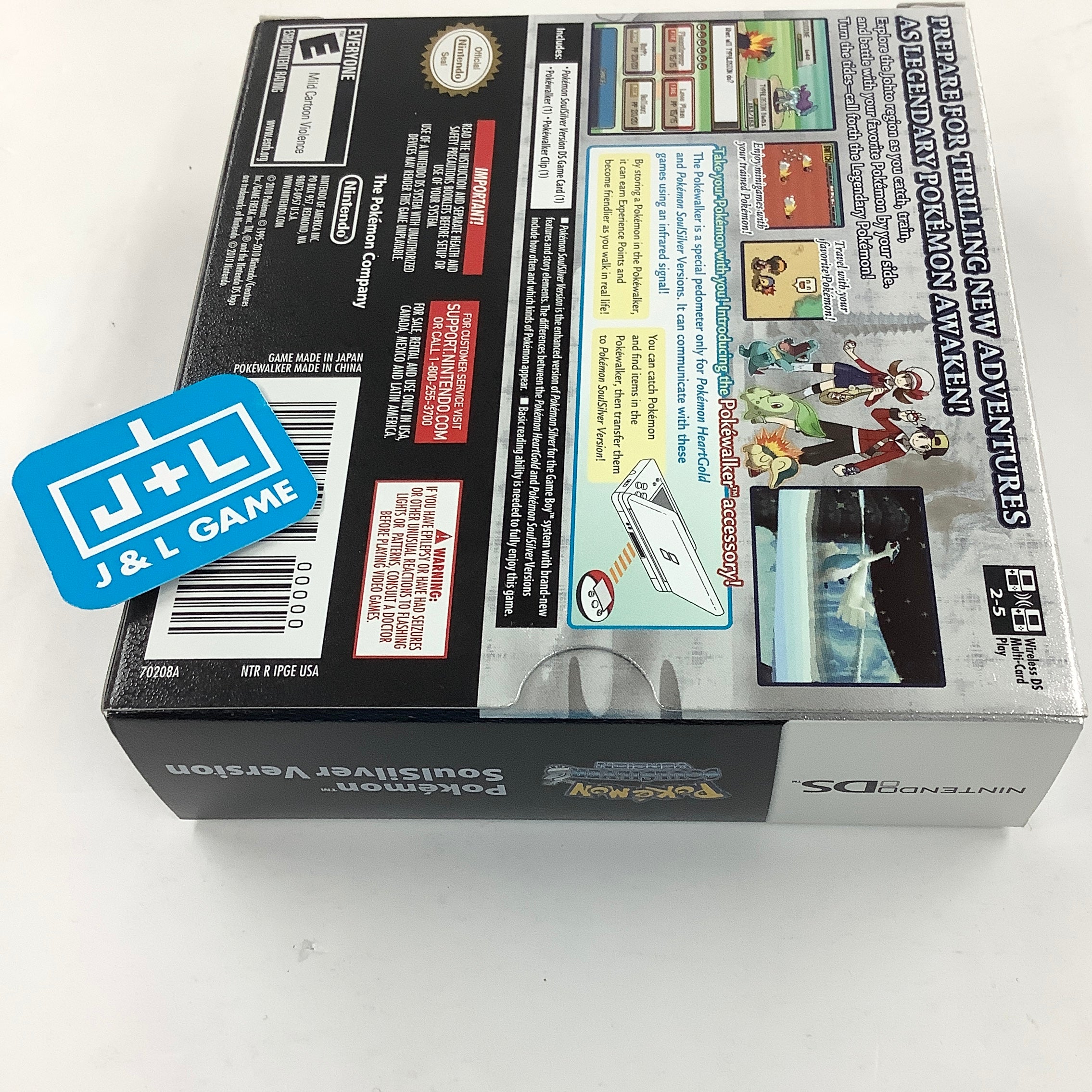 Pokemon SoulSilver Version (#2) - (NDS) Nintendo DS Video Games Nintendo   