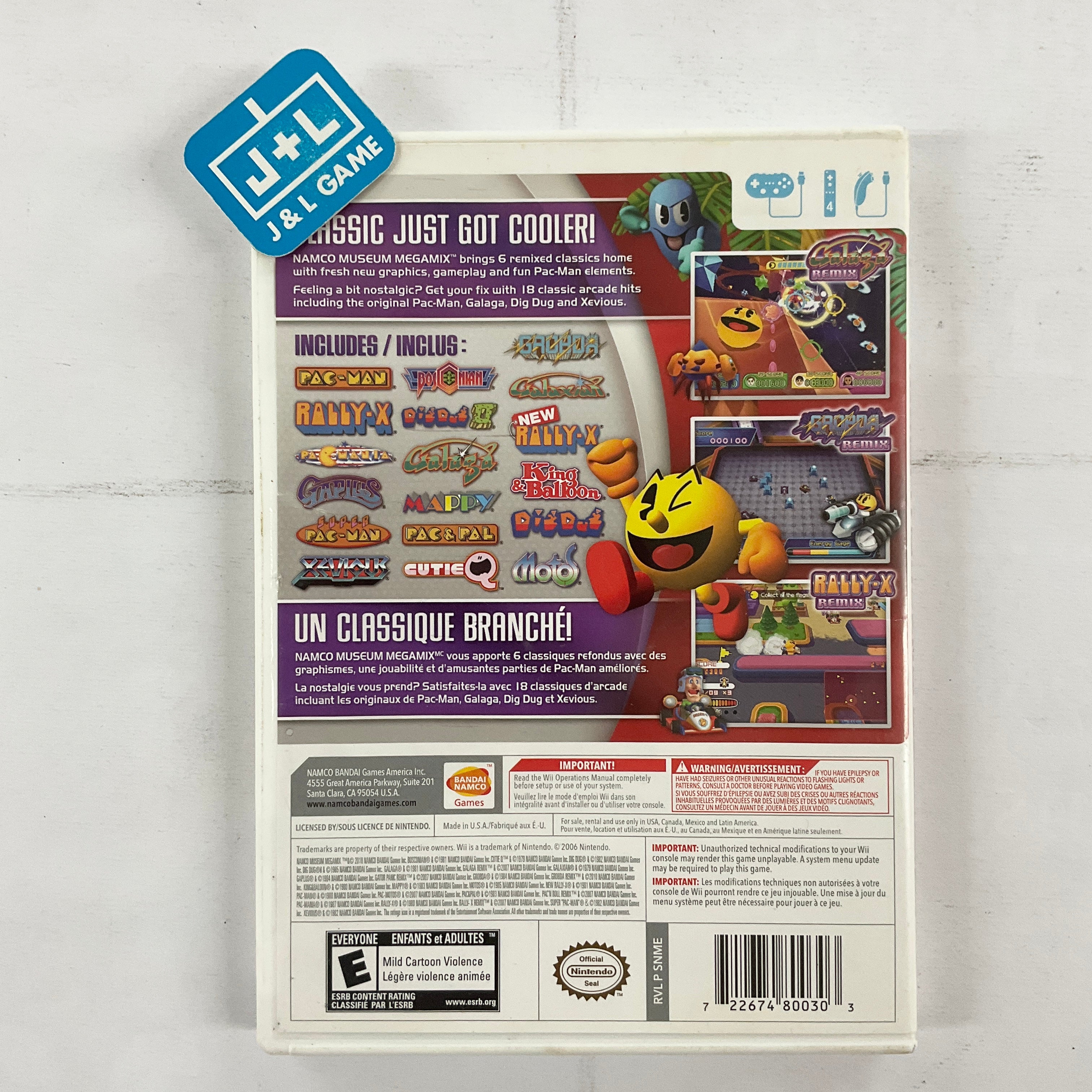 Namco Museum Megamix - Nintendo Wii [Pre-Owned] | J&L Game