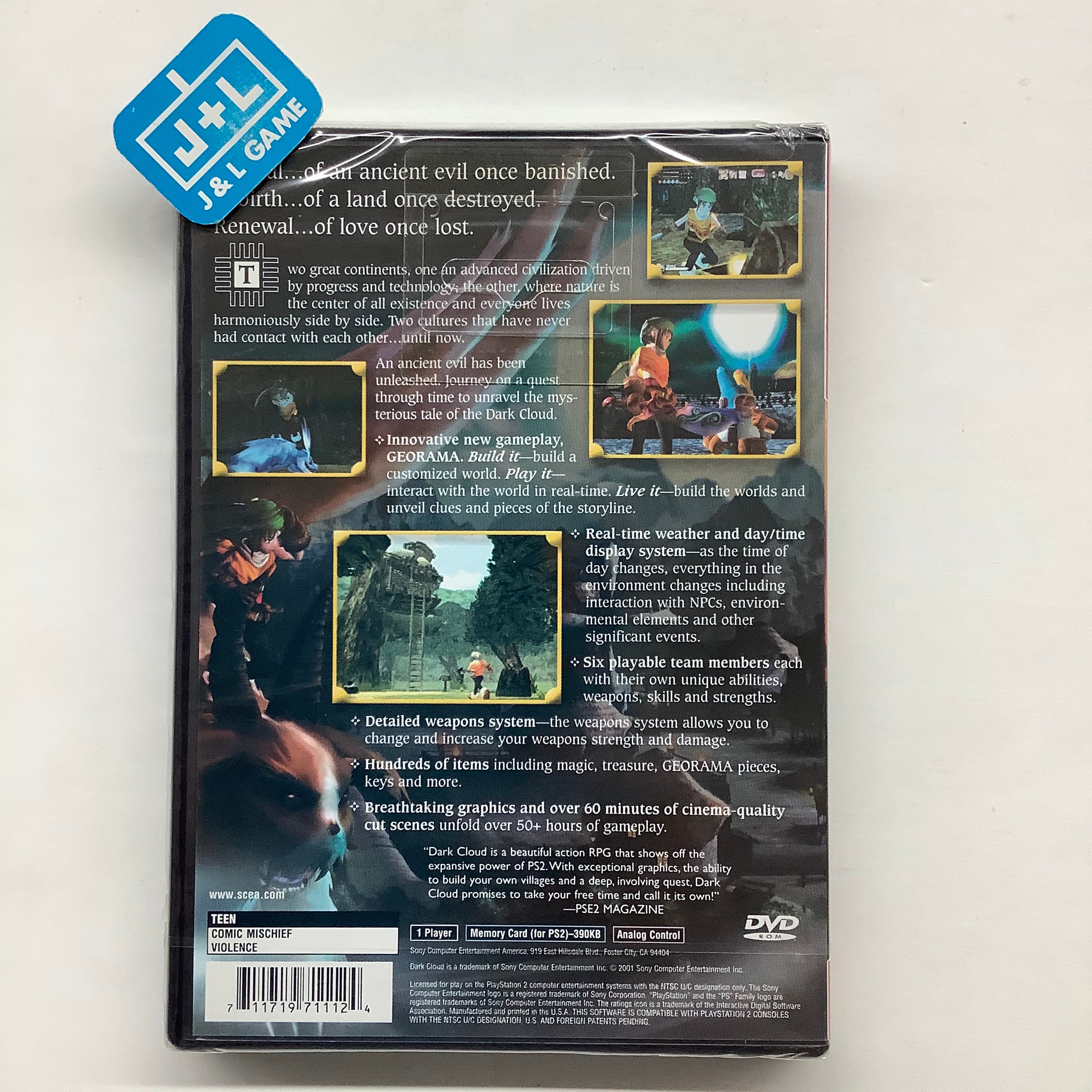 Dark Cloud (Greatest Hits) - (PS2) PlayStation 2 Video Games SCEA   