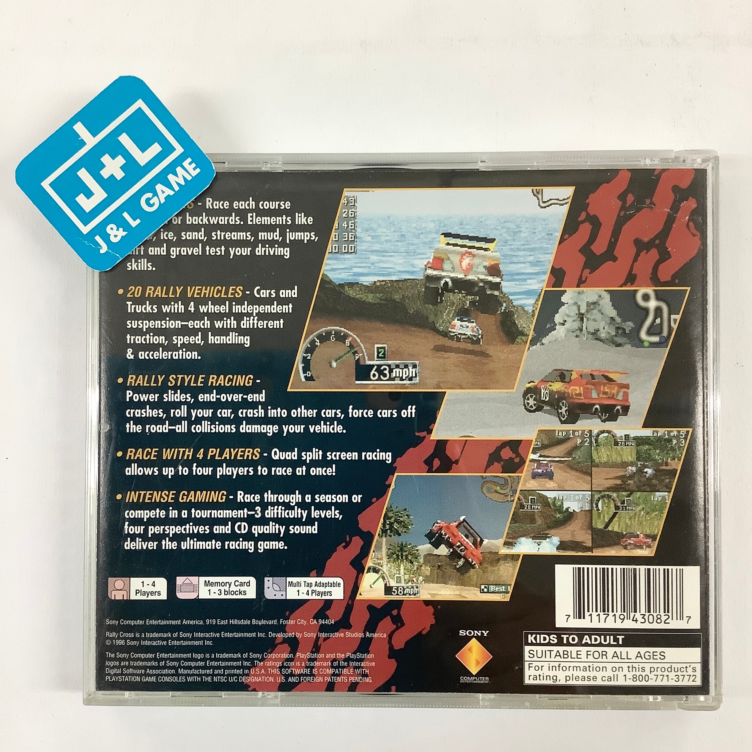 Rally Cross - (PS1) PlayStation 1 [Pre-Owned] Video Games SCEA   