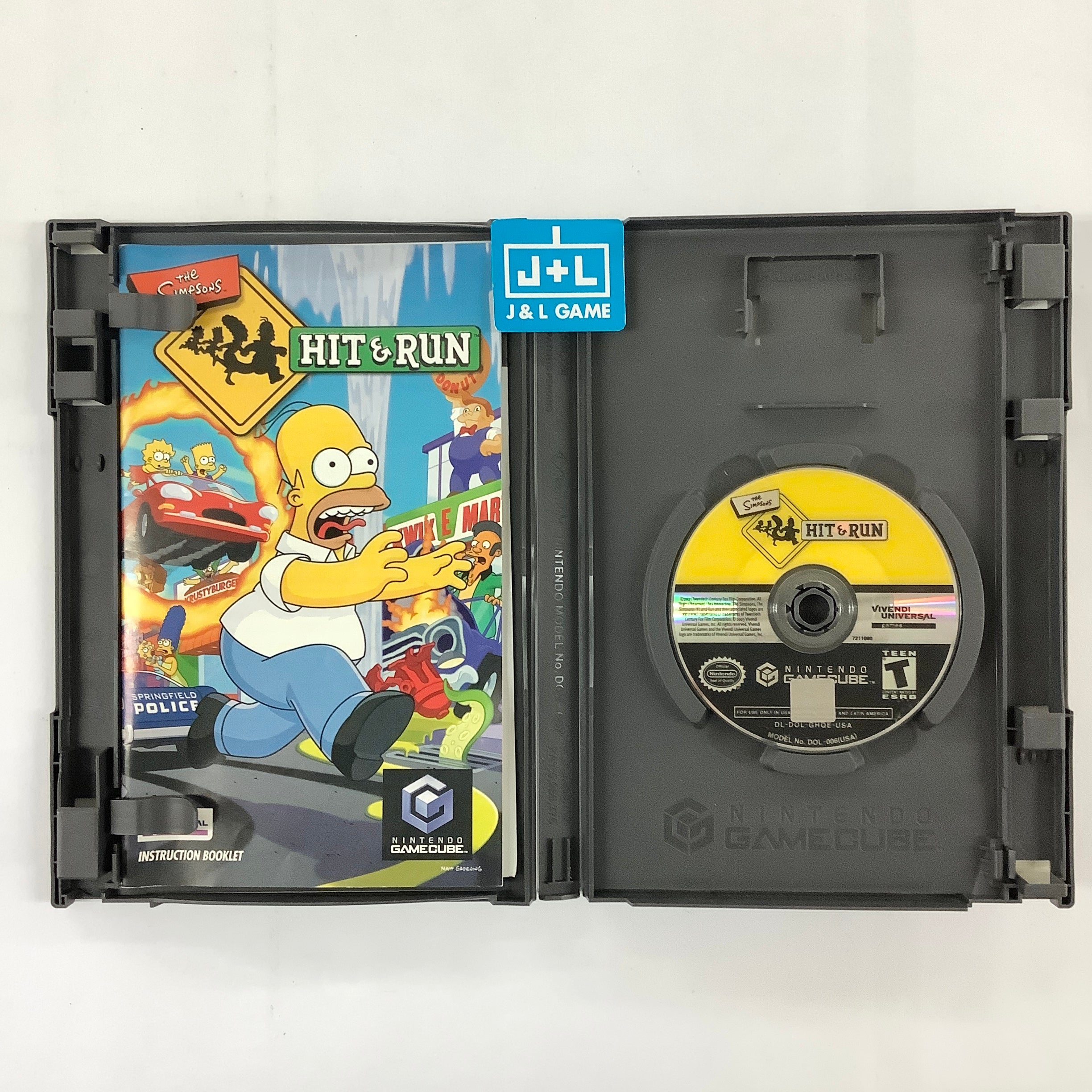 The Simpsons Hit & Run - (GC) GameCube [Pre-Owned] Video Games Nintendo   