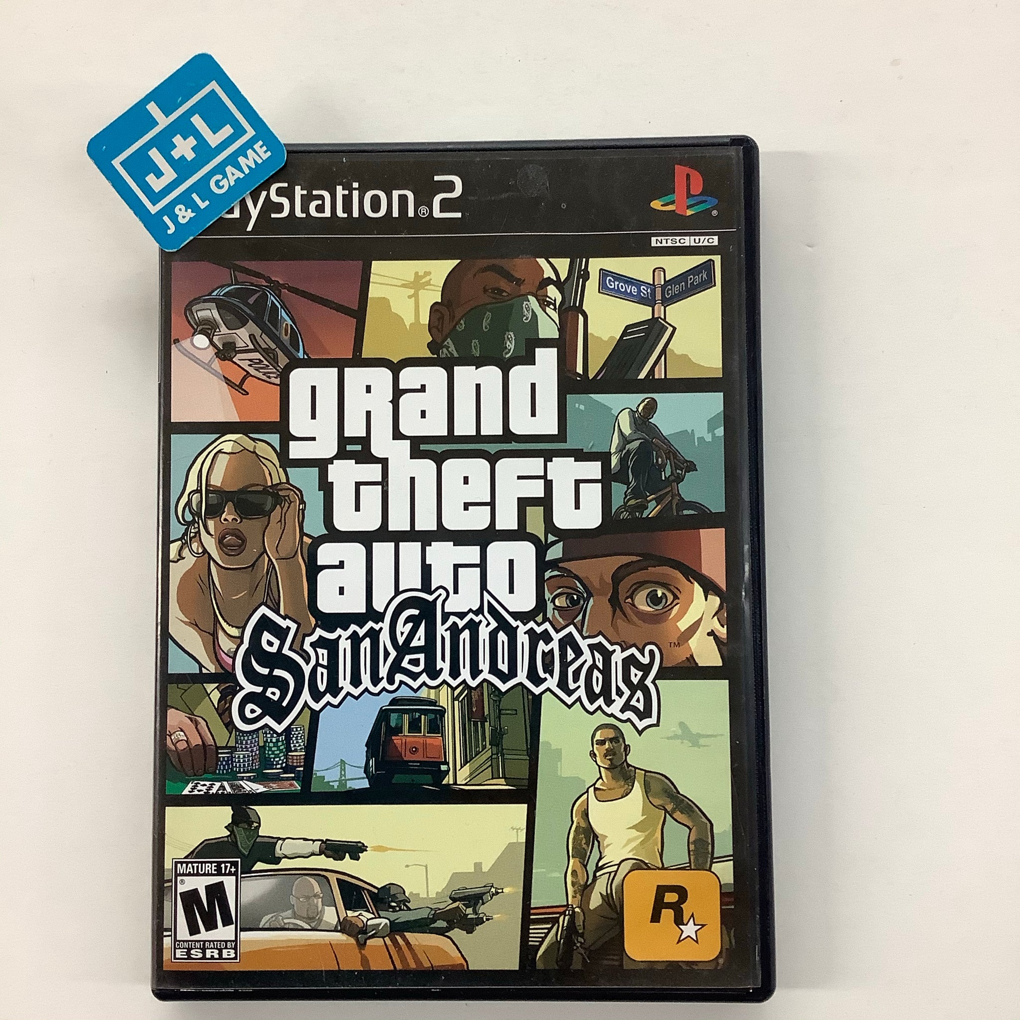 Grand Theft Auto: San Andreas - (PS2) PlayStation 2 [Pre-Owned] Video Games Rockstar Games   