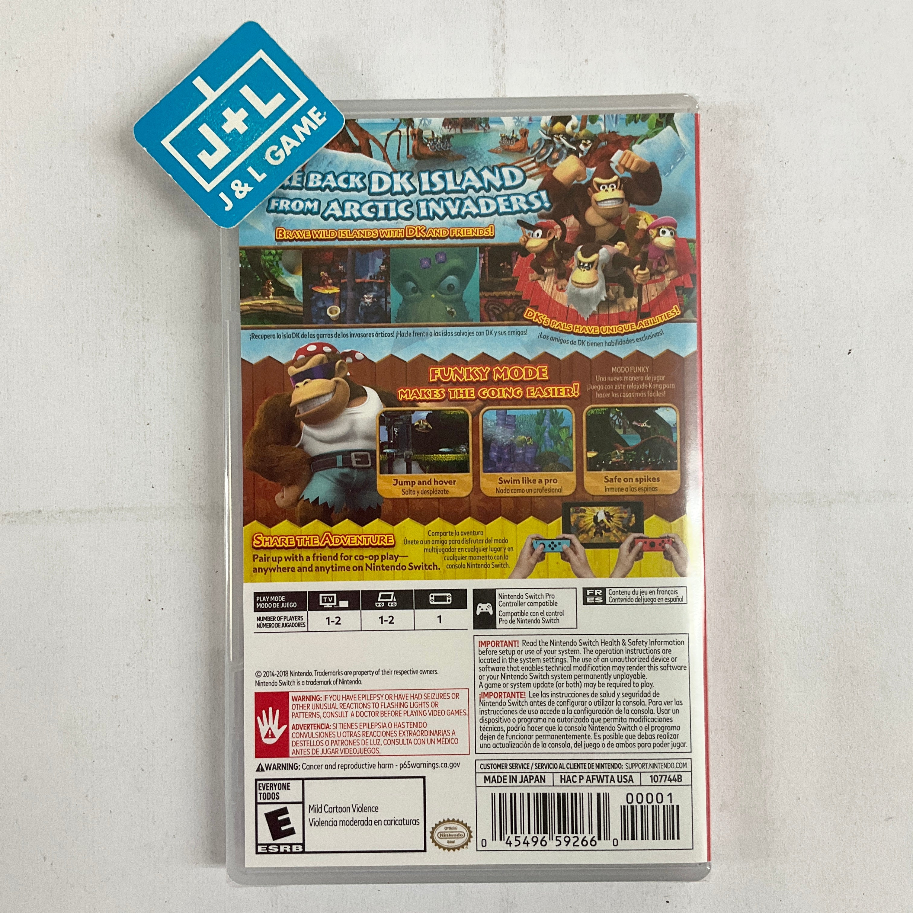 Donkey Kong Country: Tropical Freeze - (NSW) Nintendo Switch Video Games Nintendo   