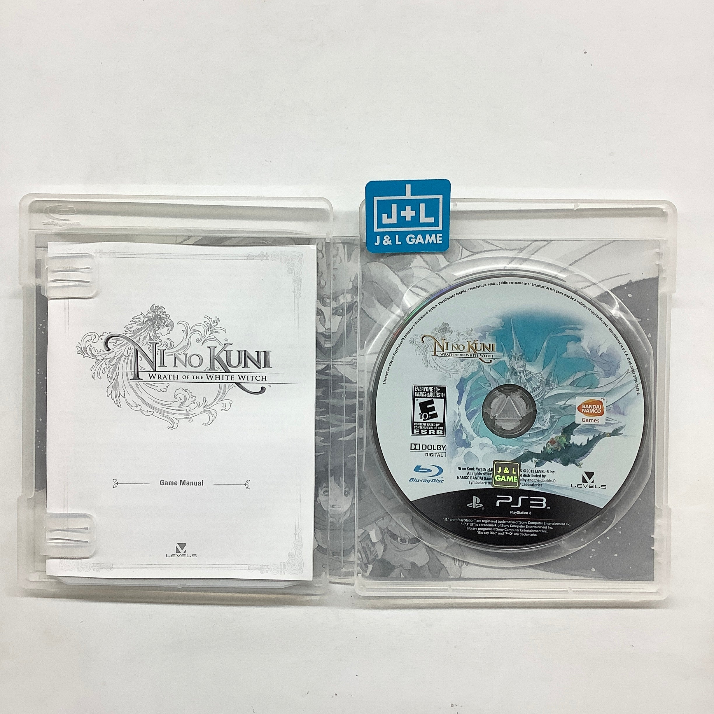 Ni no Kuni: Wrath of the White Witch - (PS3) PlayStation 3 [Pre-Owned] Video Games Namco Bandai Games   