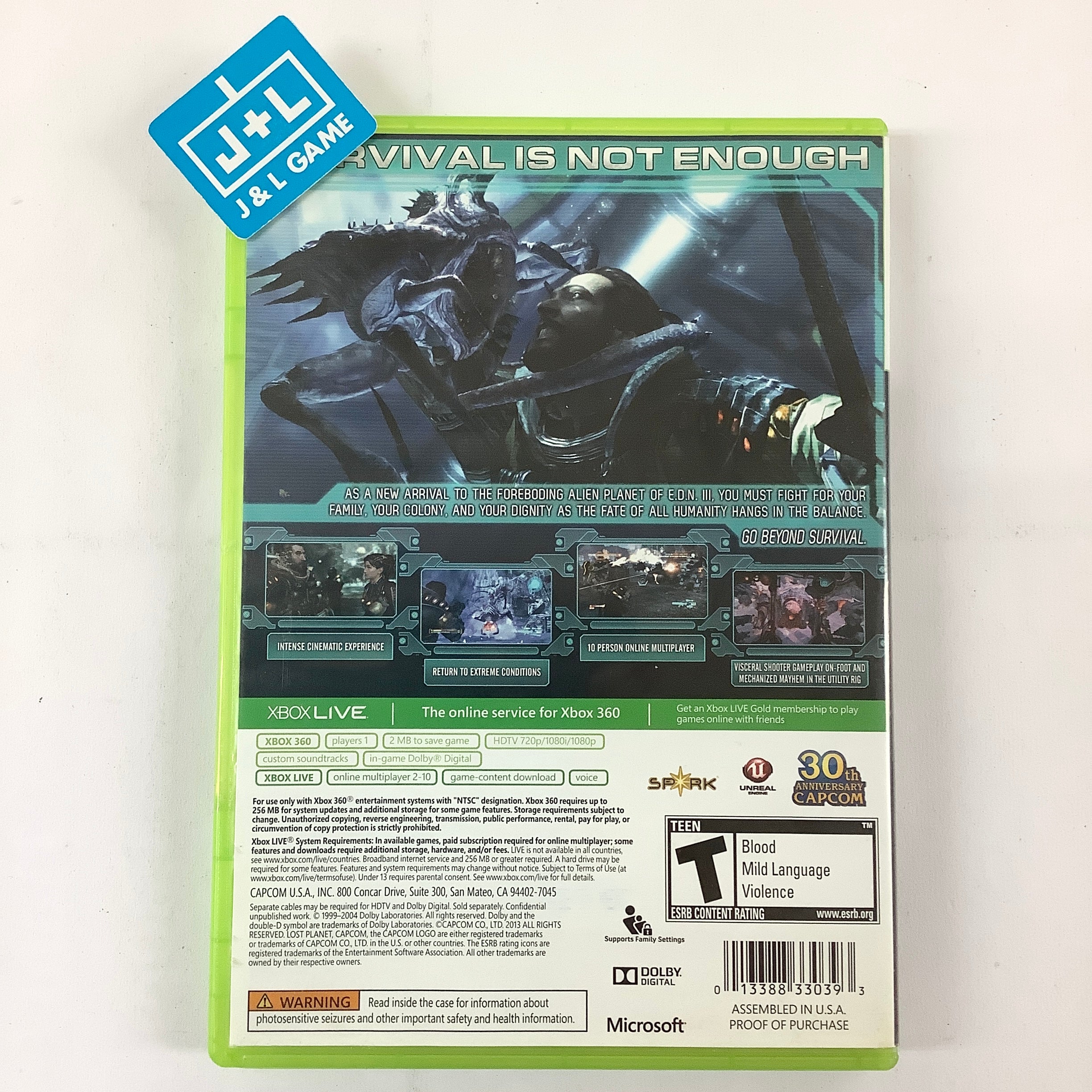 Lost Planet 3 - Xbox 360 [Pre-Owned] Video Games Capcom   