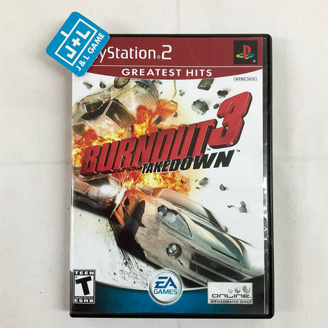 Burnout 3: Takedown (Greatest Hits) - (PS2) PlayStation 2 [Pre-Owned] Video Games Electronic Arts   