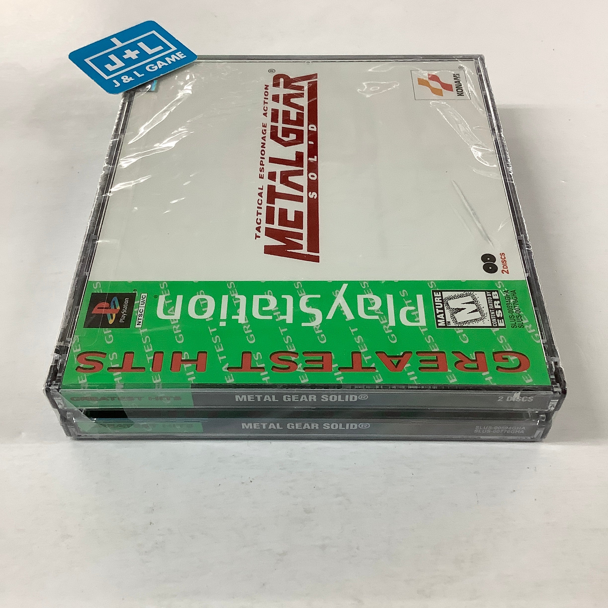 Metal Gear Solid (Greatest Hits) - (PS1) PlayStation 1 Video Games Konami   