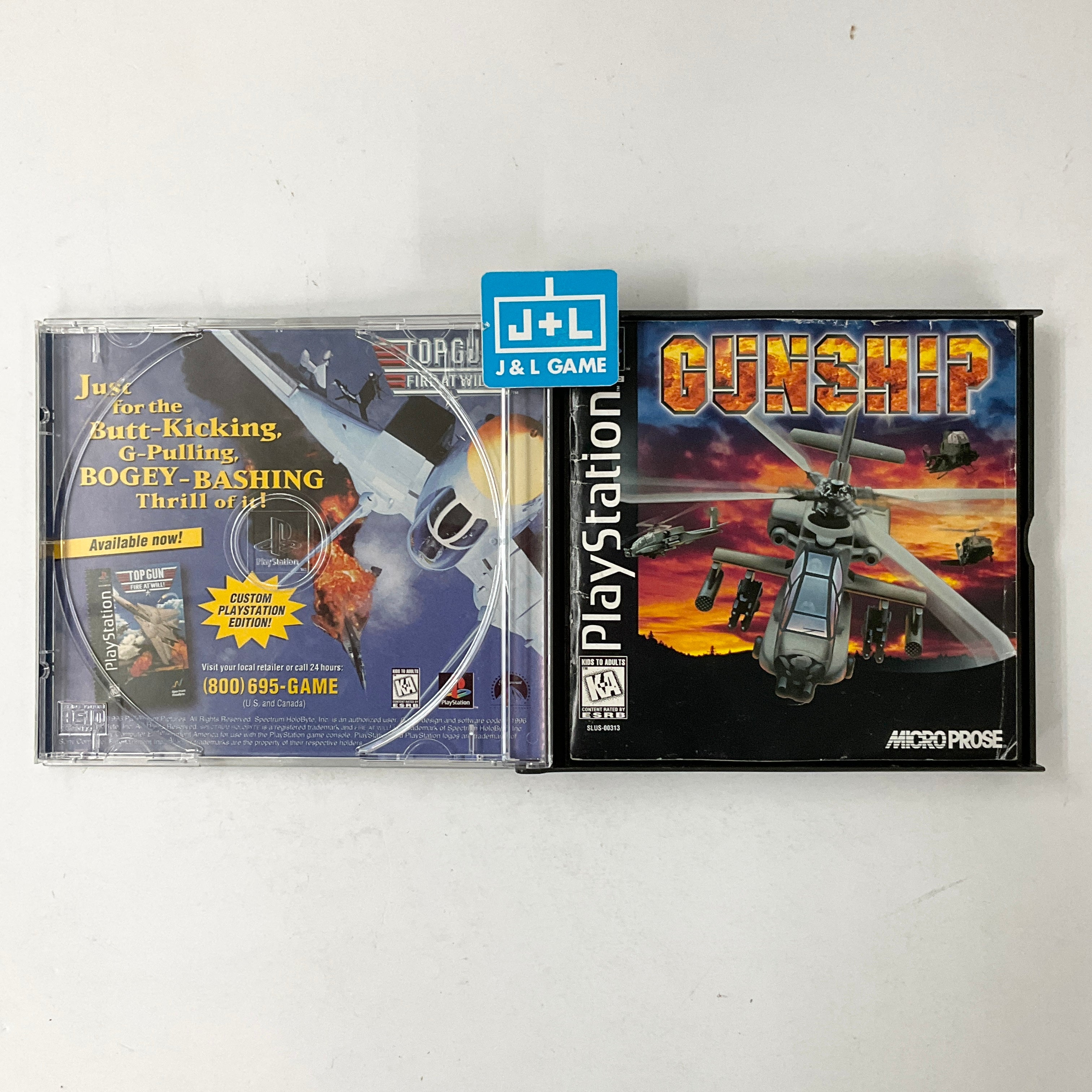 Gunship - (PS) PlayStation 1 [Pre-Owned] Video Games MicroProse   
