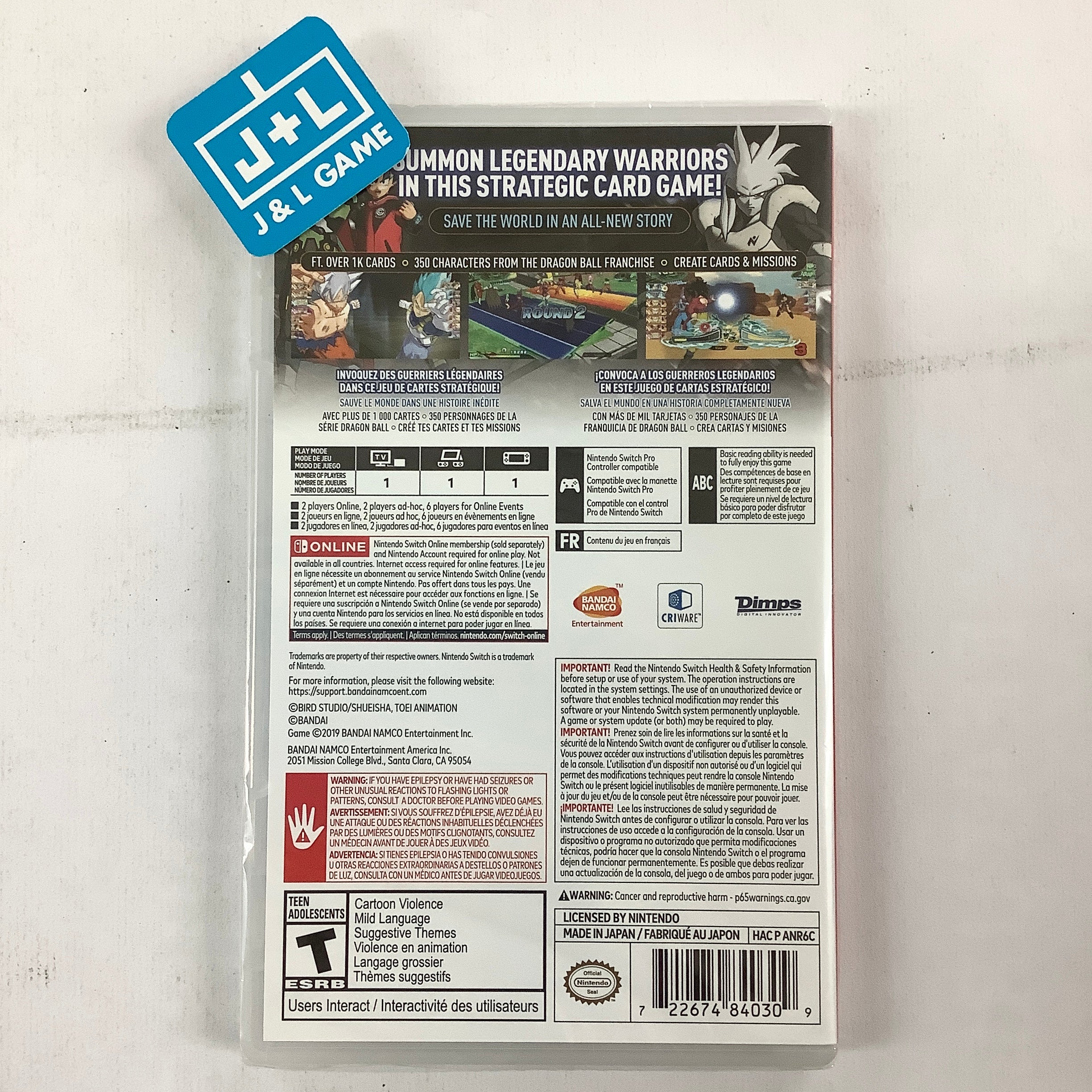 Super Dragon Ball Heroes World Mission - (NSW) Nintendo Switch Video Games BANDAI NAMCO Entertainment   