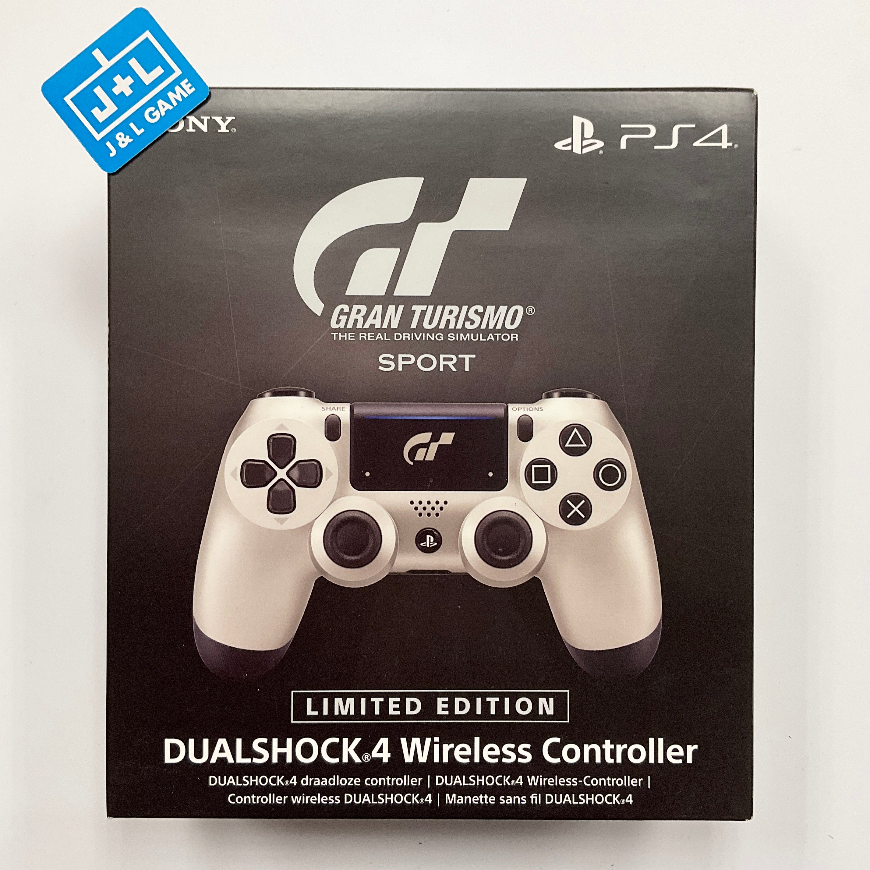 SONY DualShock 4 Wireless Controller (Silver GT Sport) - PlayStation 4 (European Import) Accessories Sony   