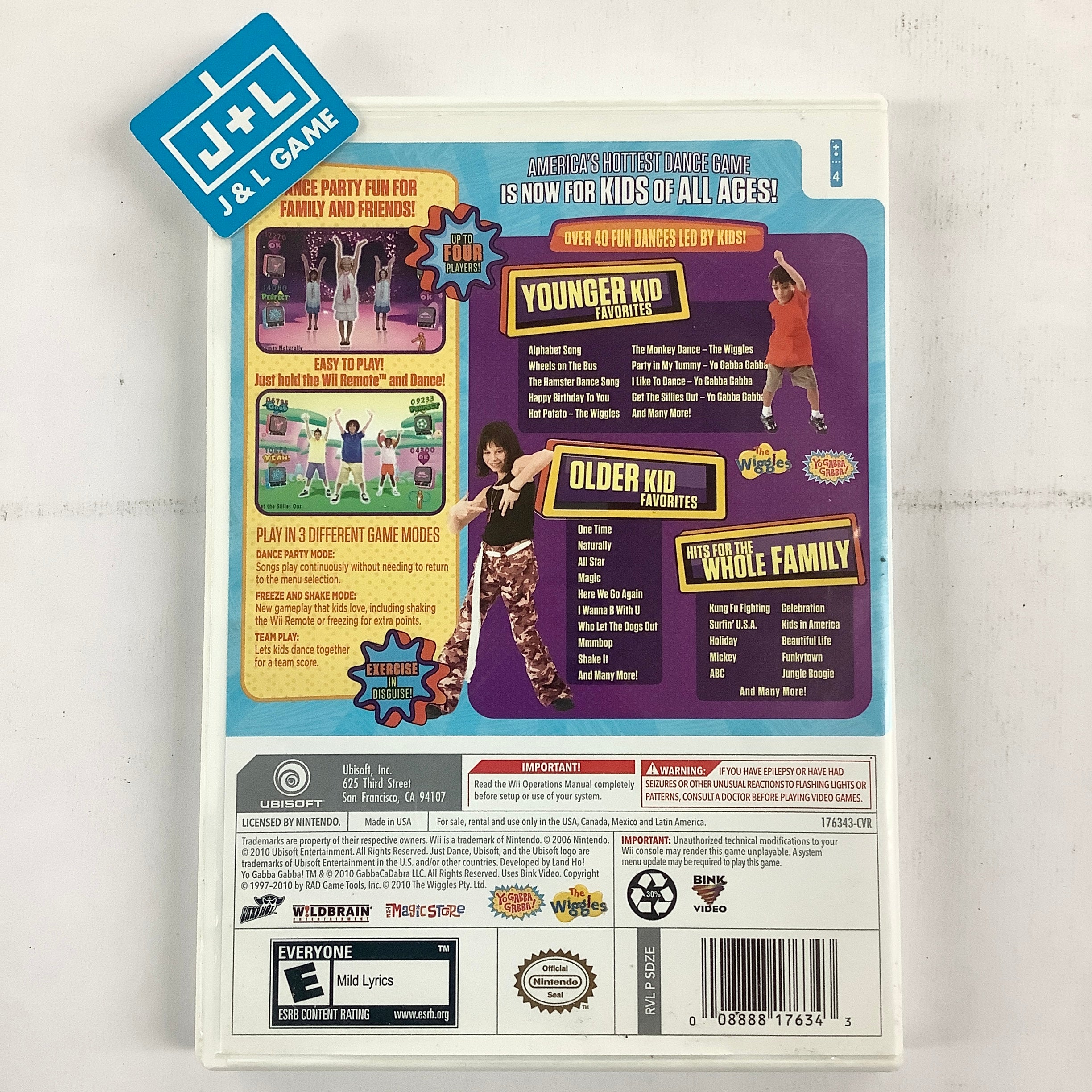 Just Dance Kids - Nintendo Wii [Pre-Owned] Video Games Ubisoft   