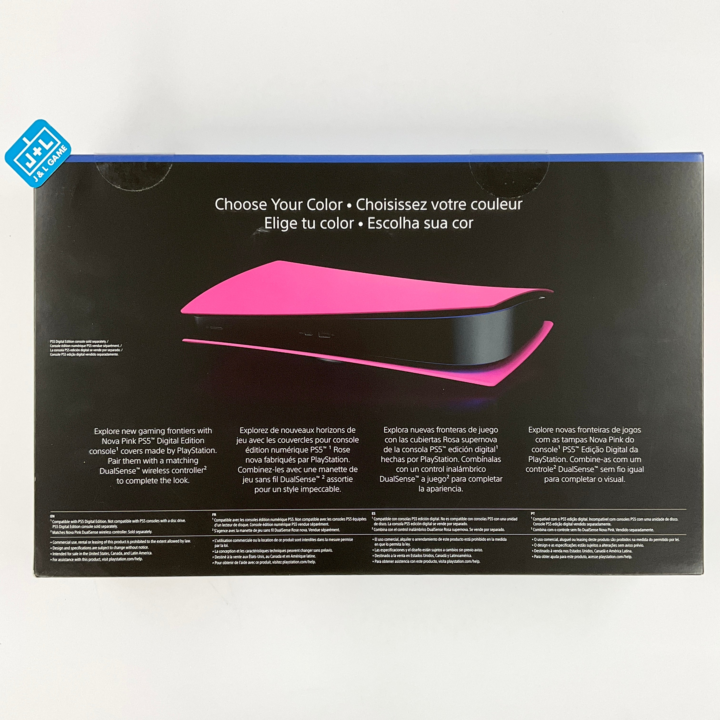 Sony PlayStation 5 DIGITAL Console Cover (Nova Pink) - (PS5) Playstation 5 Accessories SONY   