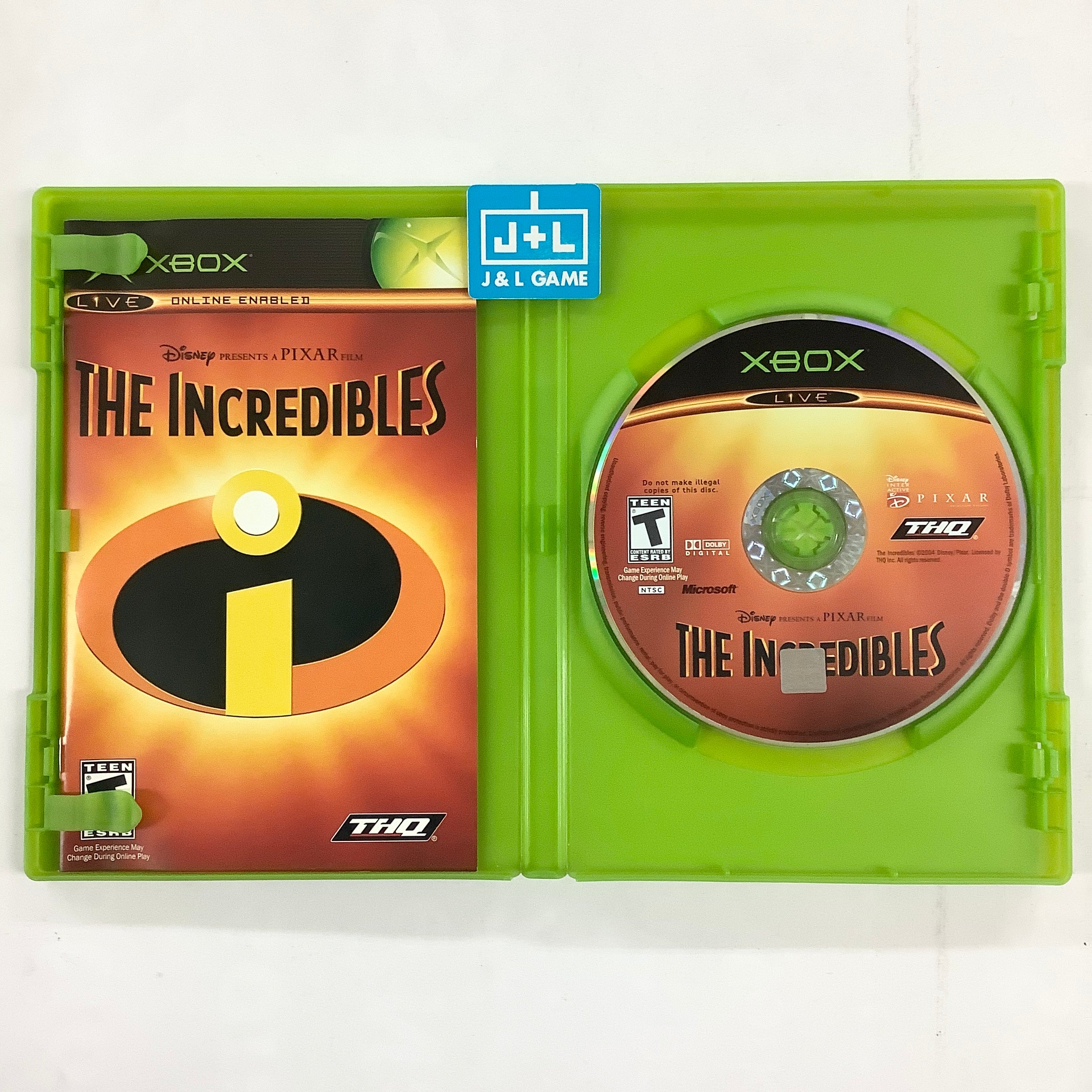 The Incredibles - (XB) Xbox [Pre-Owned] Video Games THQ   