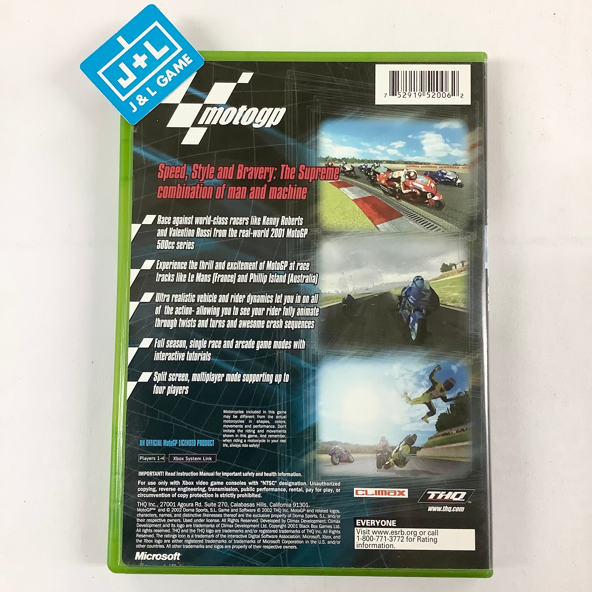 MotoGP - (XB) Xbox [Pre-Owned] Video Games THQ   