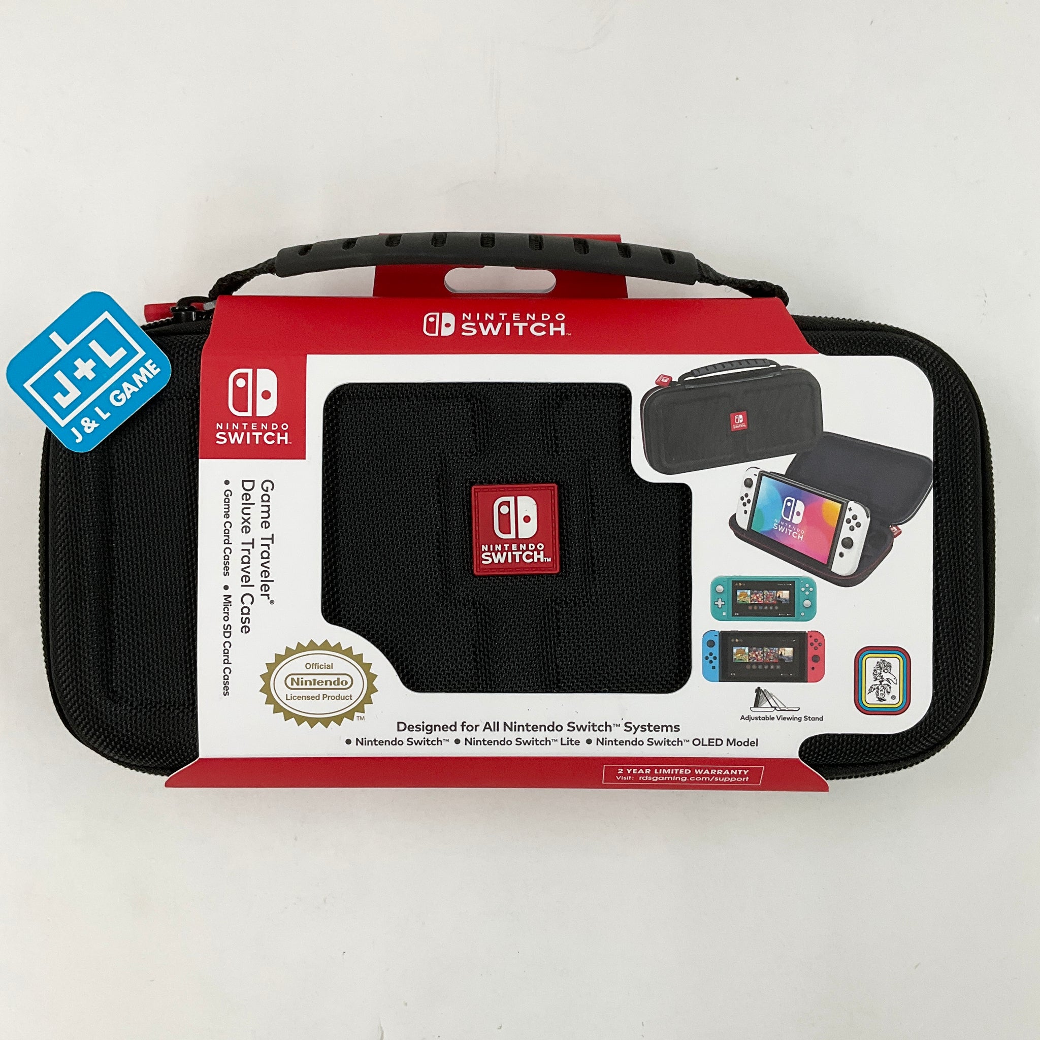 RDS Industries Deluxe Travel Case (Black) - (NSW) Nintendo Switch – J&L ...