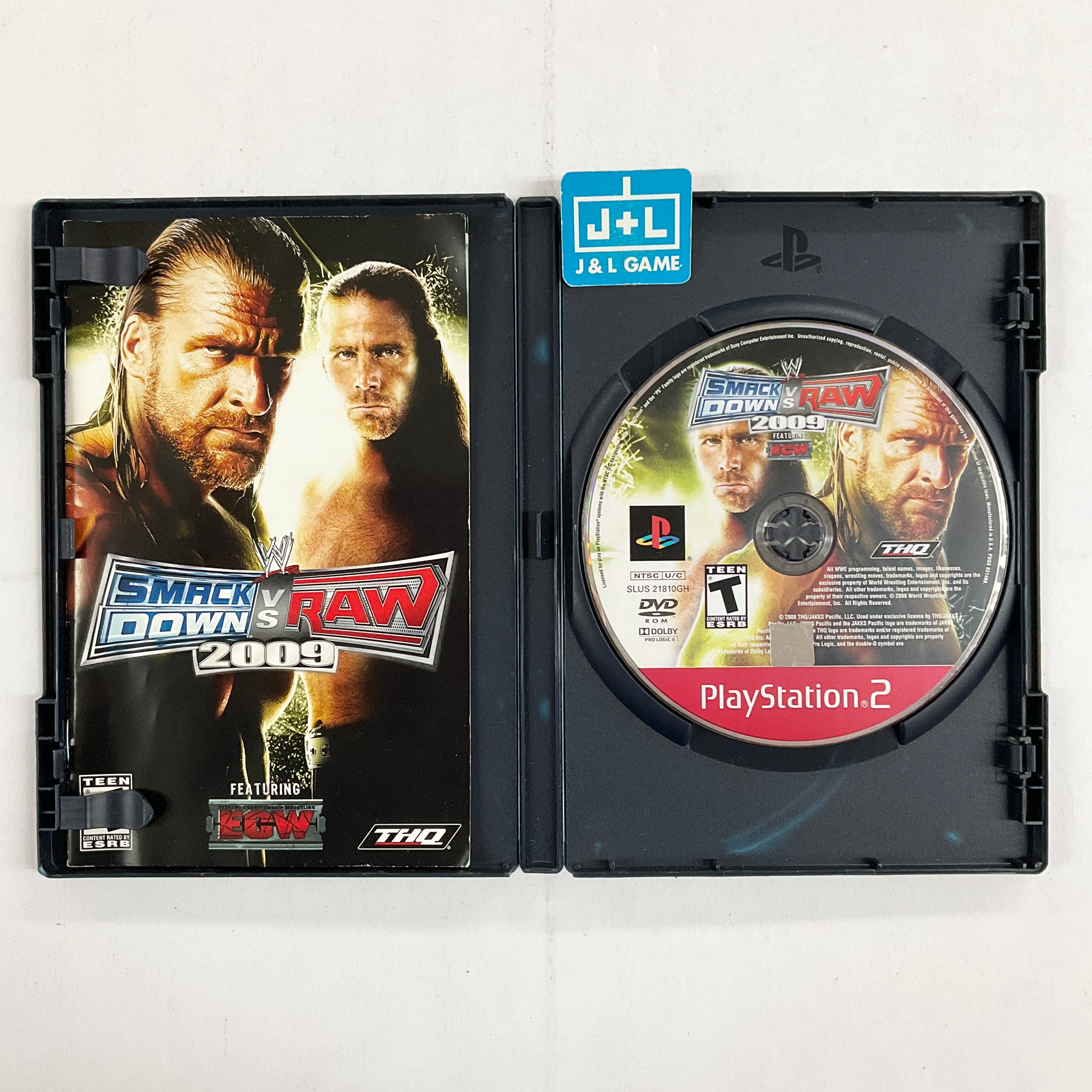 WWE SmackDown vs. Raw 2009 (Greatest Hits) - (PS2) PlayStation 2 [Pre-Owned] Video Games THQ   