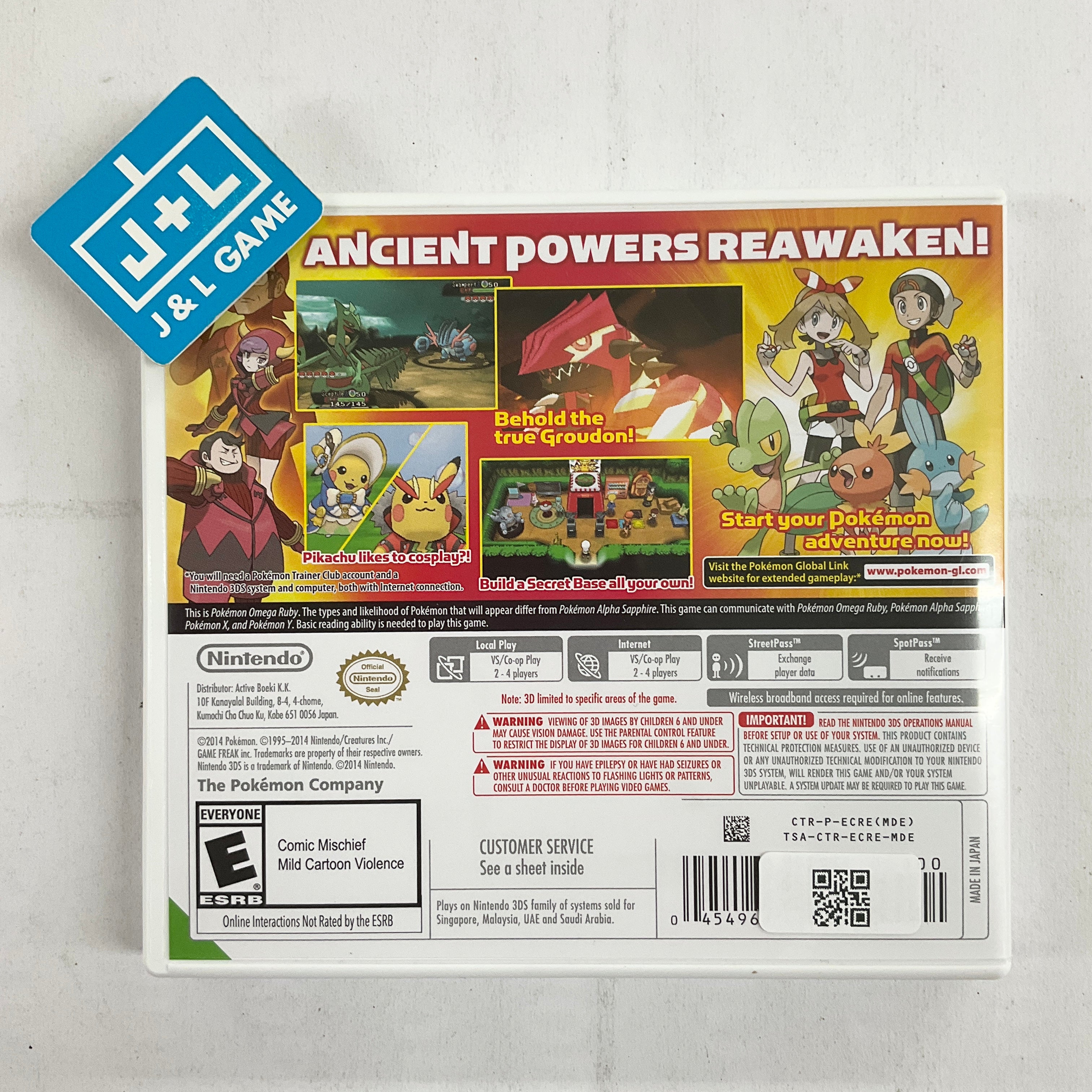 Pokemon Omega Ruby - Nintendo 3DS (World Edition) [Pre-Owned] Video Games Nintendo   