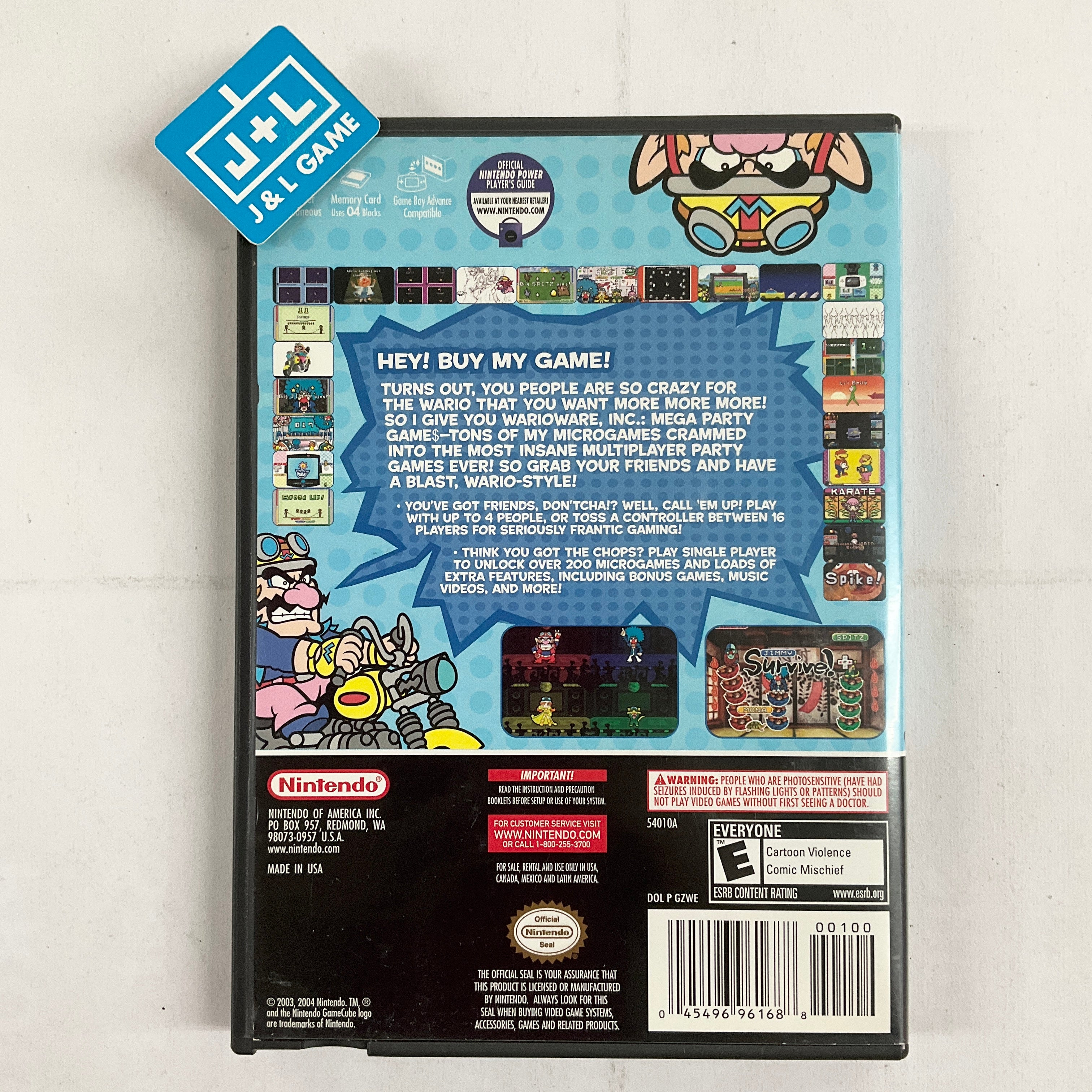 WarioWare, Inc.: Mega Party Game - (GC) GameCube [Pre-Owned] Video Games Nintendo   